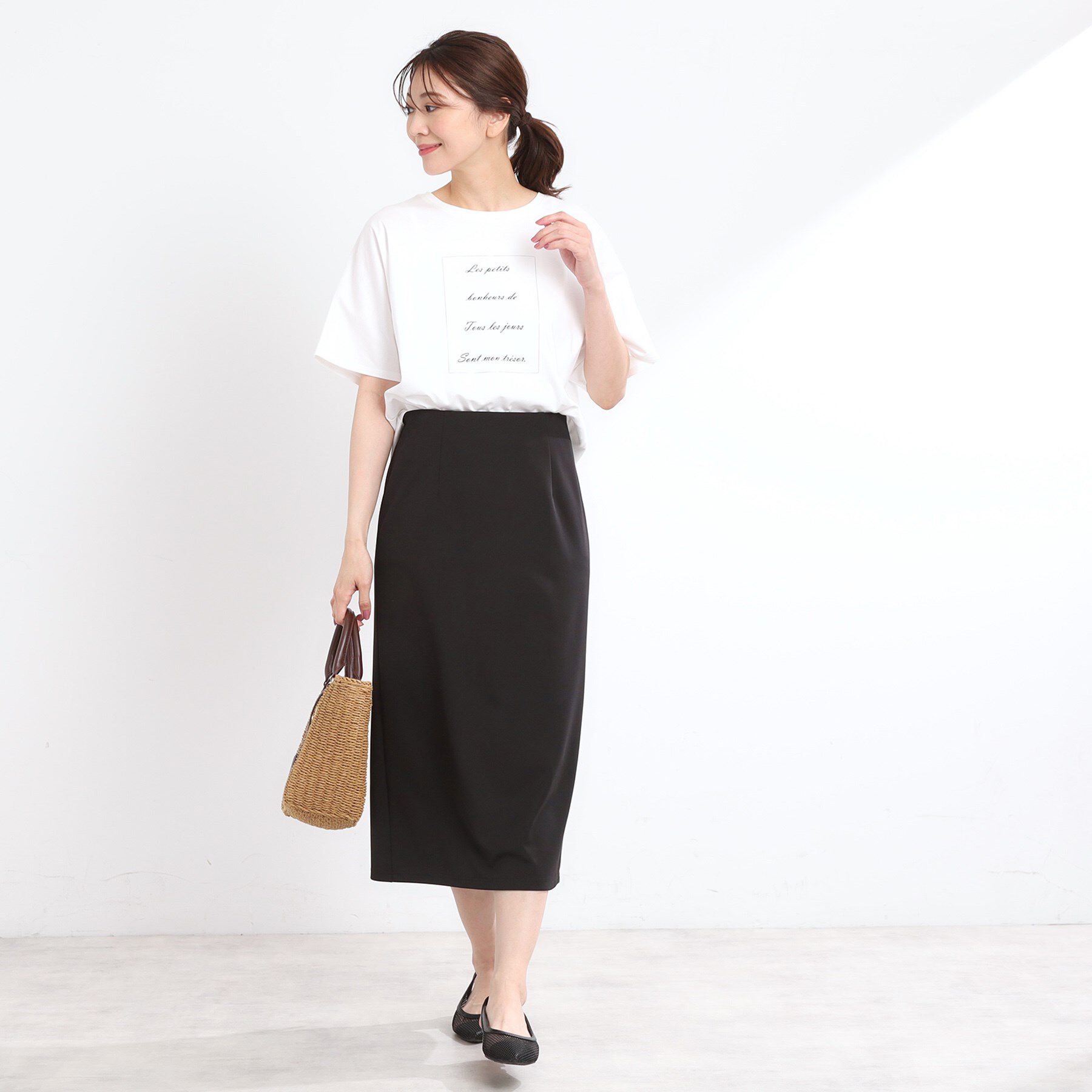 Reflect「【UVカット／接触冷感／マシンウォッシュ可】ドルマンスリーブロゴTシャツ」|Tシャツ・カットソー|