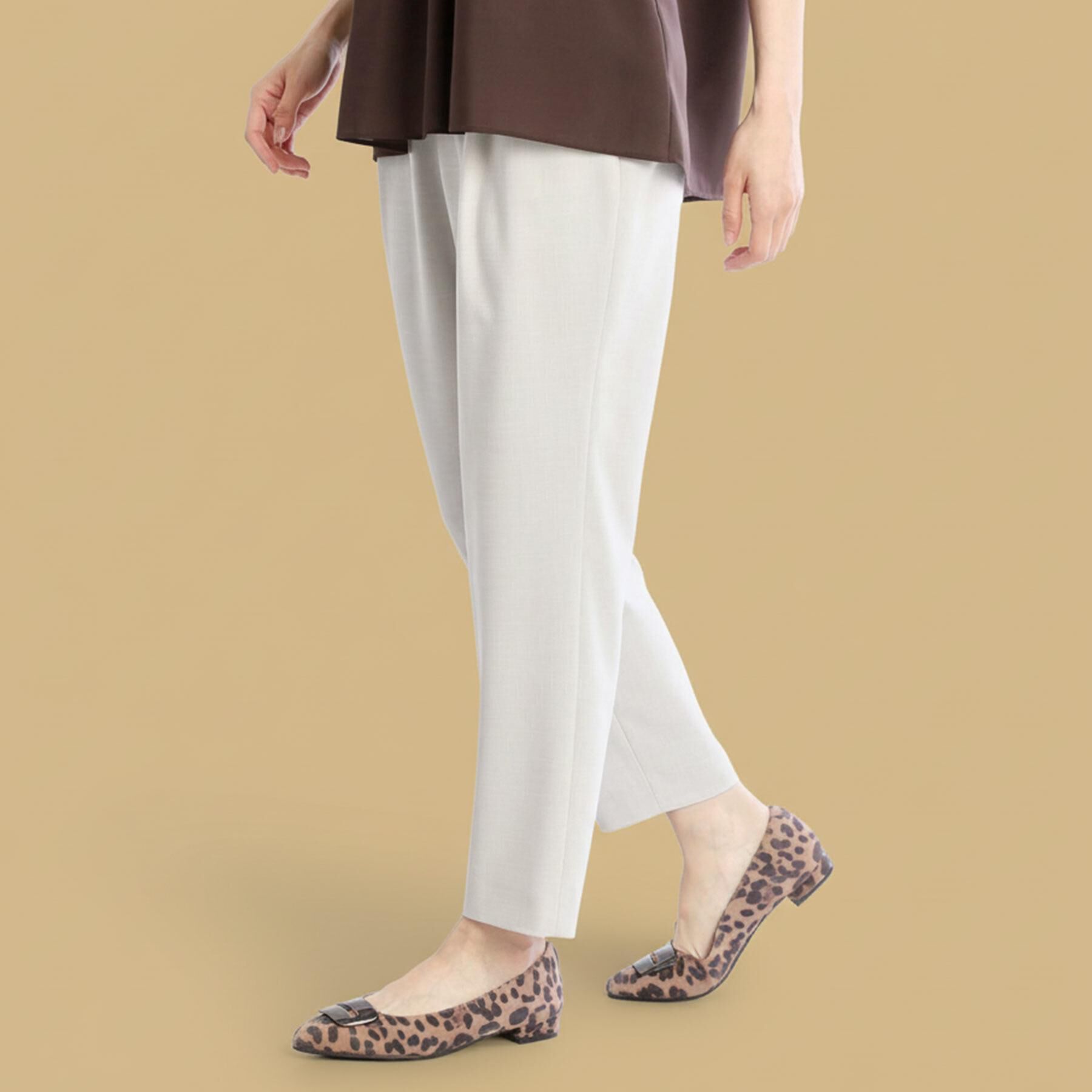 Reflect「【マシンウォッシュ可／ウエストゴム仕様】キレイめリラクシーパンツ」|その他|