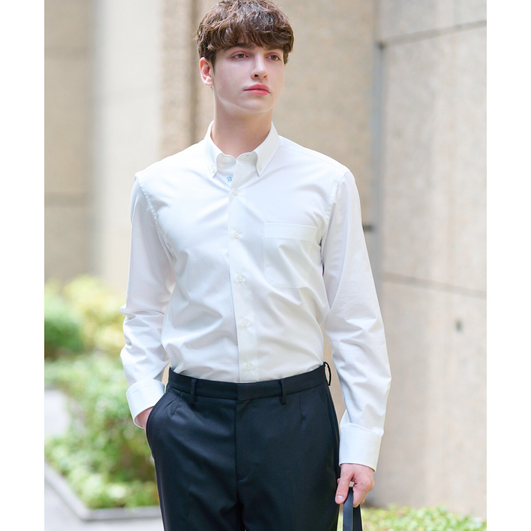 DRESSTERIOR「ボタンダウン ドレスシャツ」|シャツ・ブラウス|