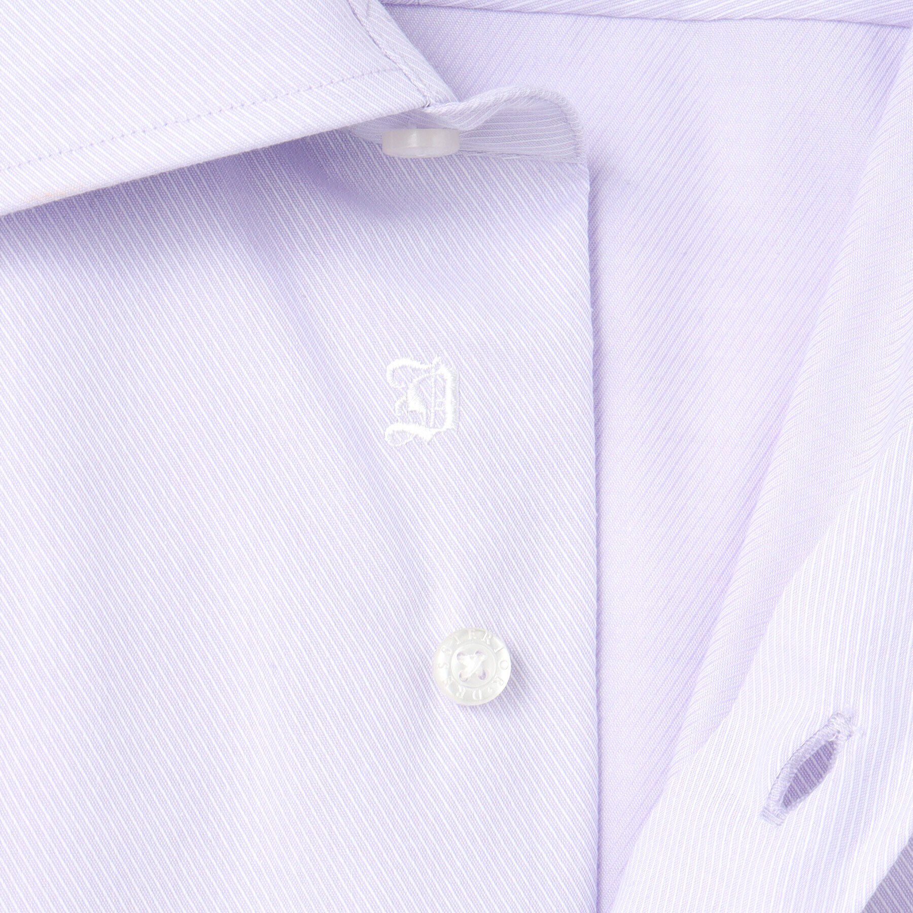 DRESSTERIOR「ドビーツイル パープルドレスシャツ」|シャツ・ブラウス|