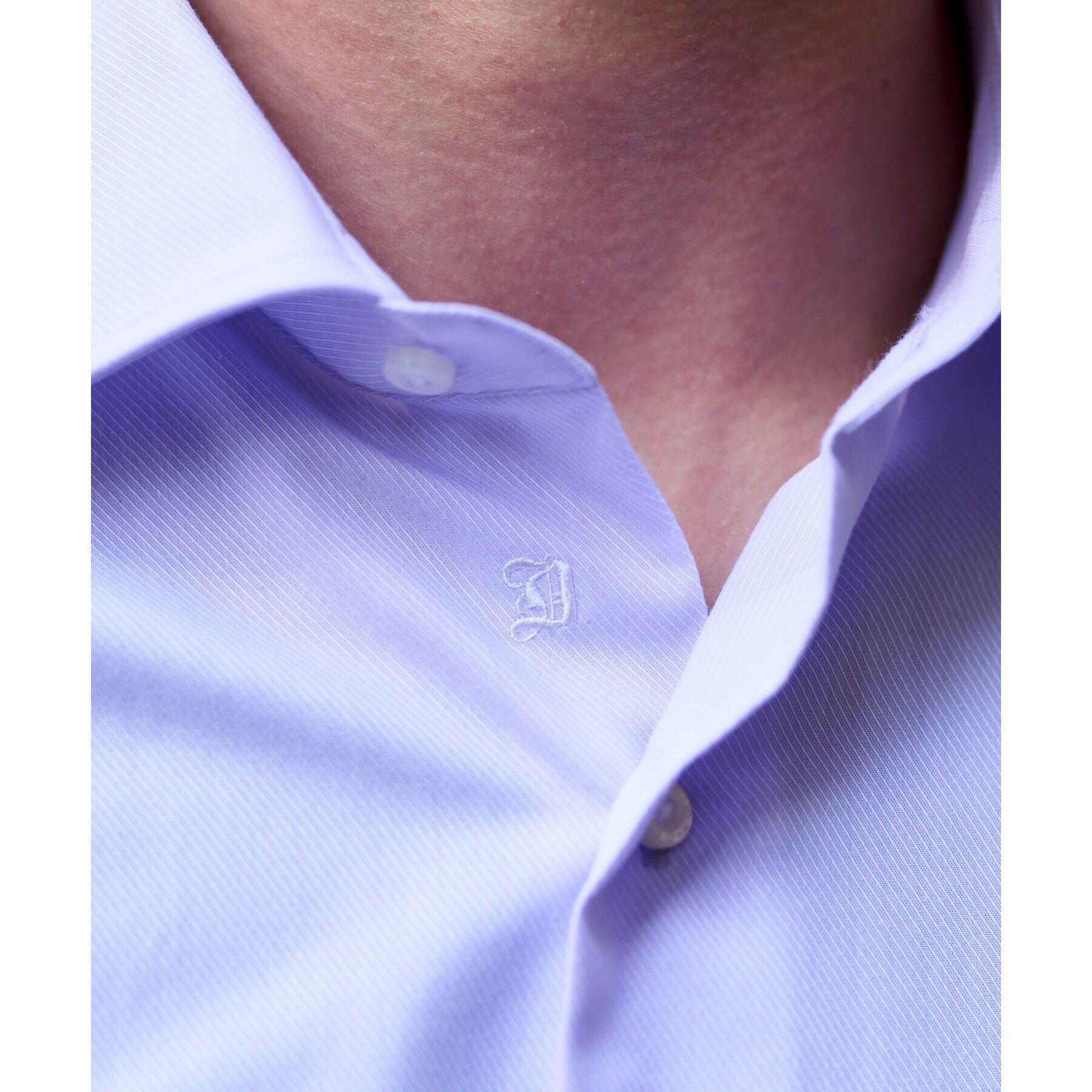 DRESSTERIOR「ドビーツイル パープルドレスシャツ」|シャツ・ブラウス|