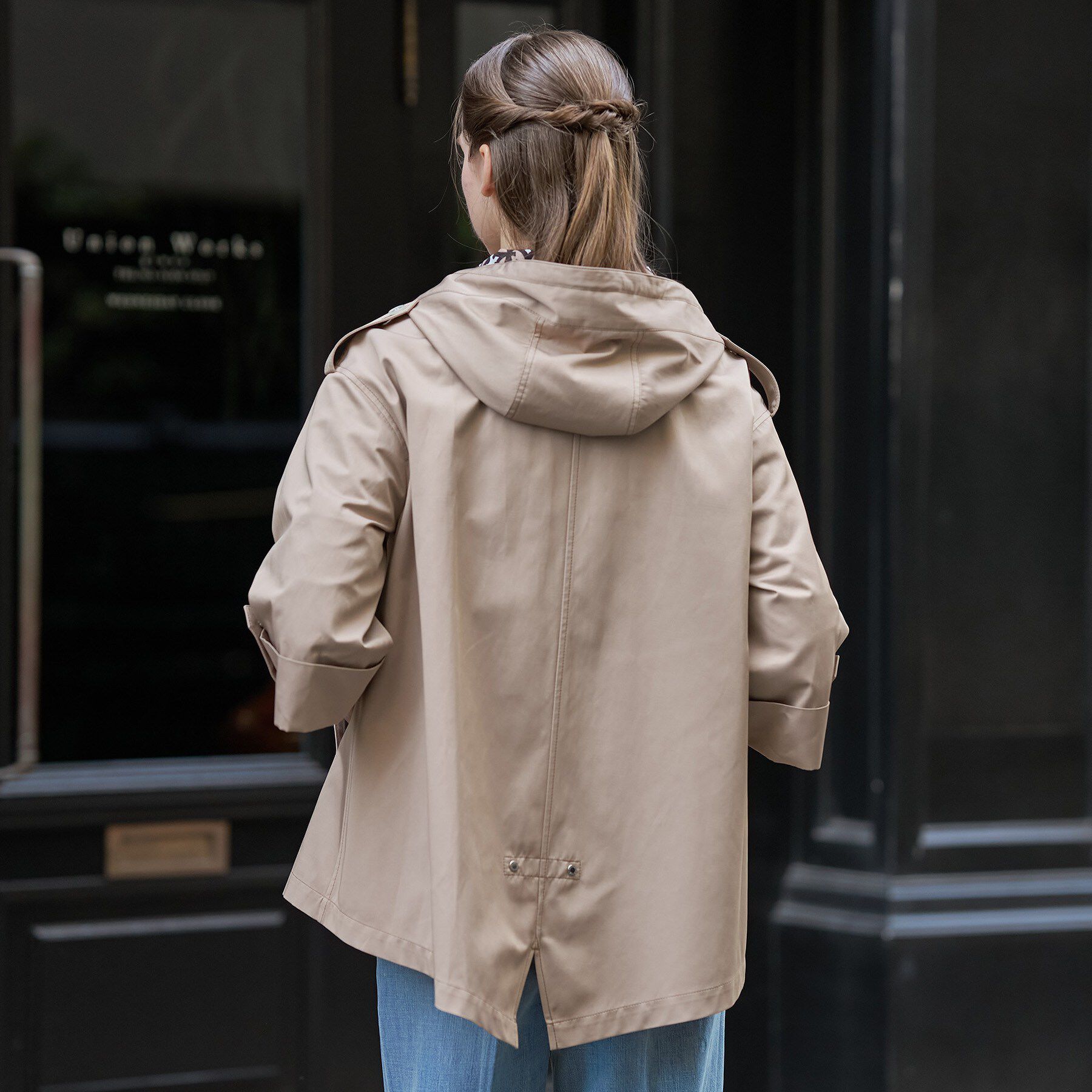 DRESSTERIOR「【撥水素材】Aラインモッズコート」|ブルゾン・スタジャン|