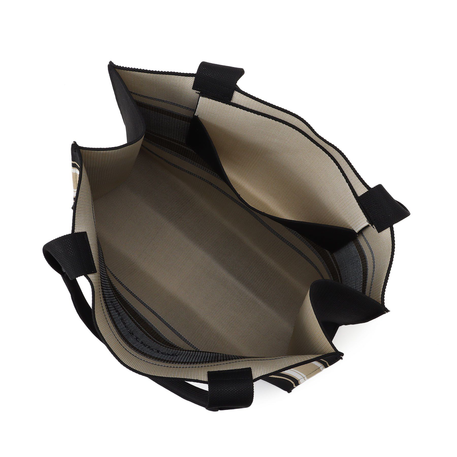 DRESSTERIOR「ボーダーニットラージトート」|トートバッグ|