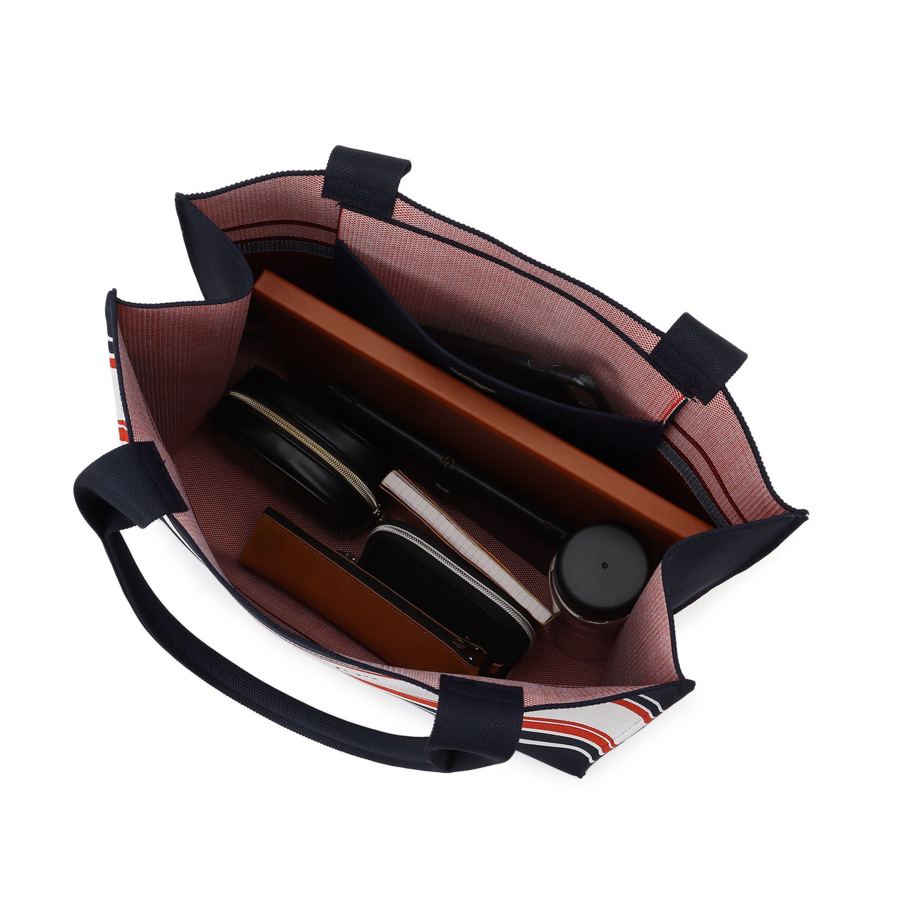 DRESSTERIOR「ボーダーニットラージトート」|トートバッグ|