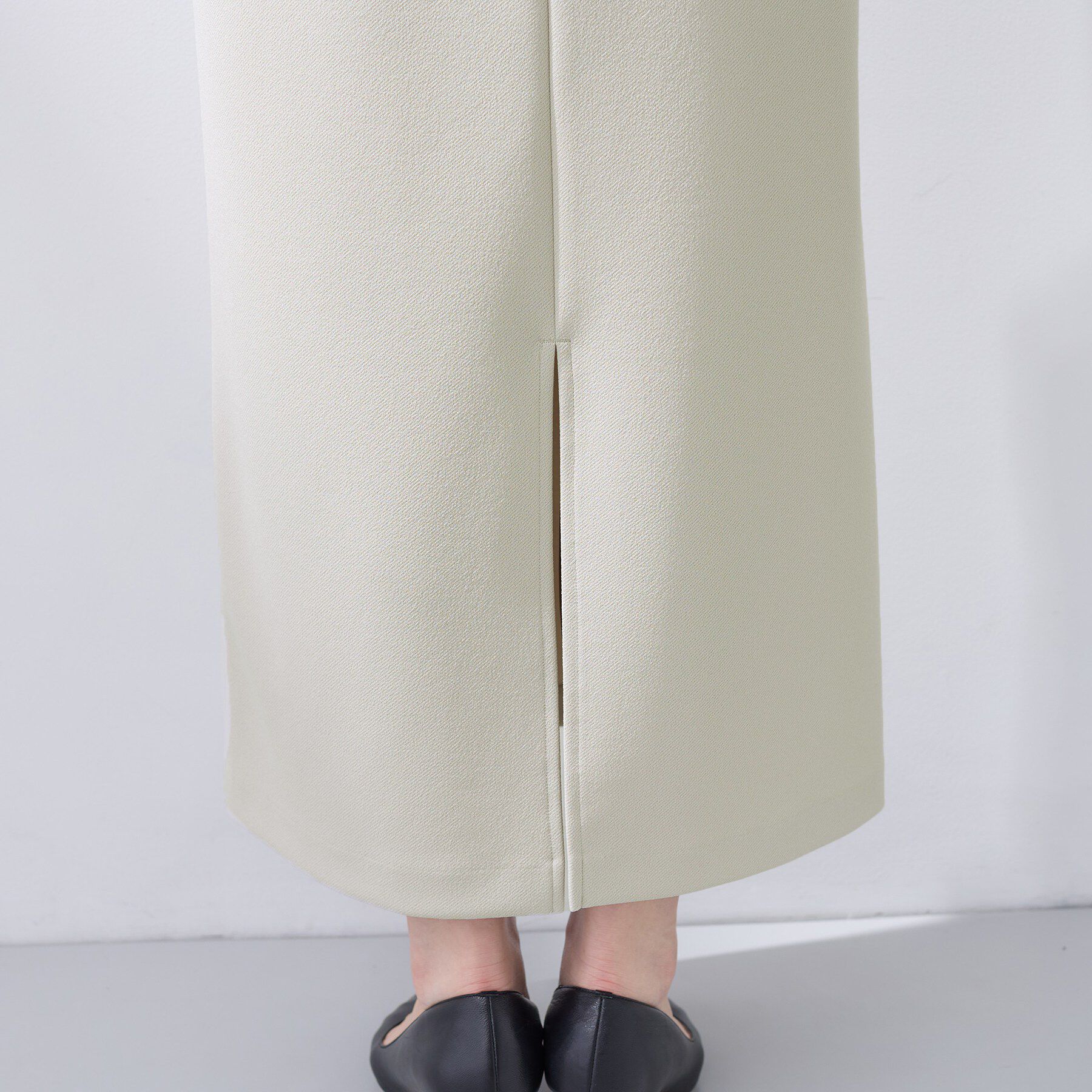 INDIVI「【洗える／Iライン】ジャージスカート」|スカート|