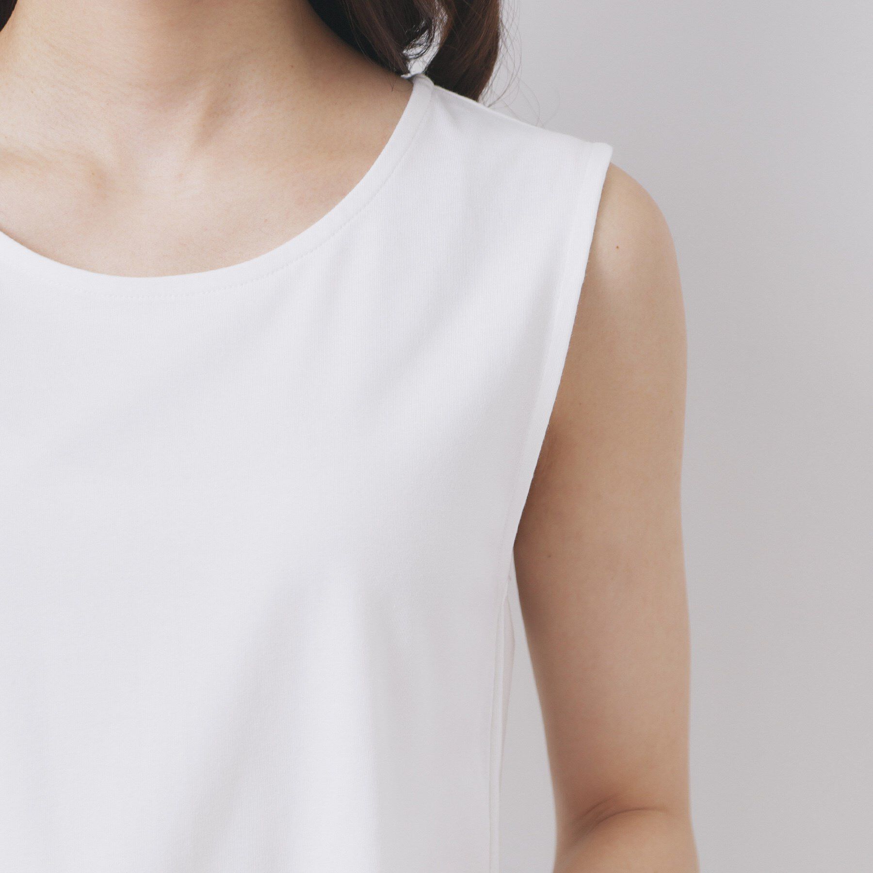 index「ノースリペプラムドッキングトップス【洗濯機洗い可/接触冷感】」|Tシャツ・カットソー|