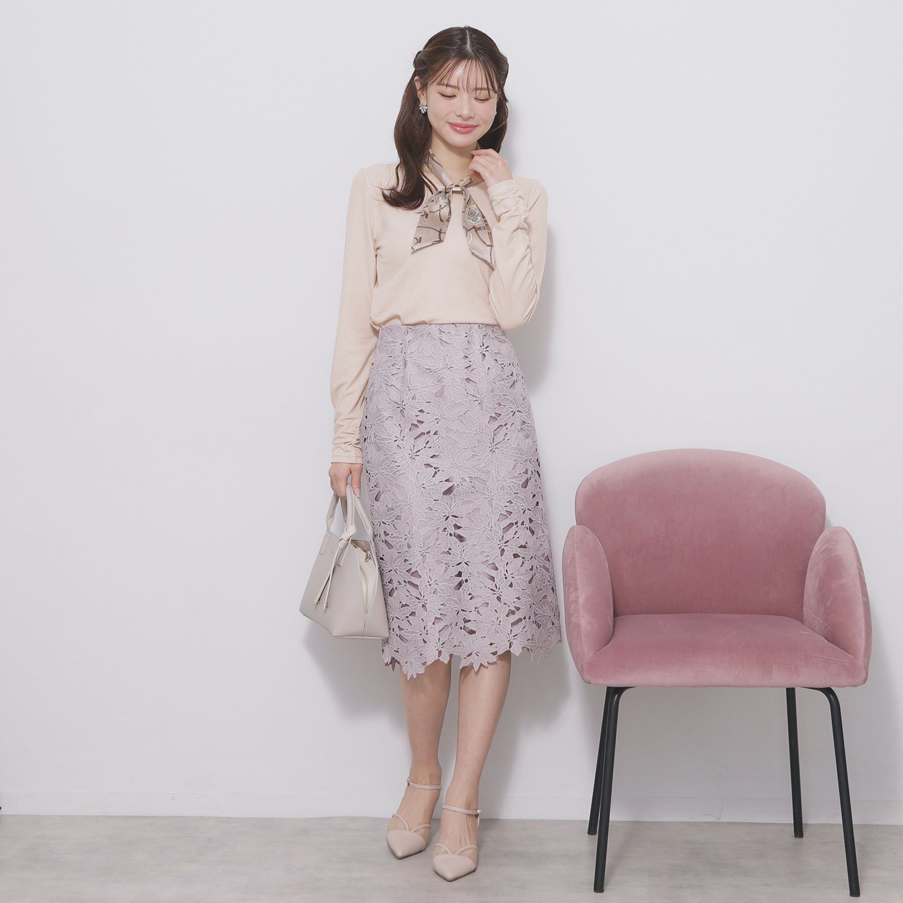 index「ラメシアーリブトップス【洗濯機OK/接触冷感】」|Tシャツ・カットソー|