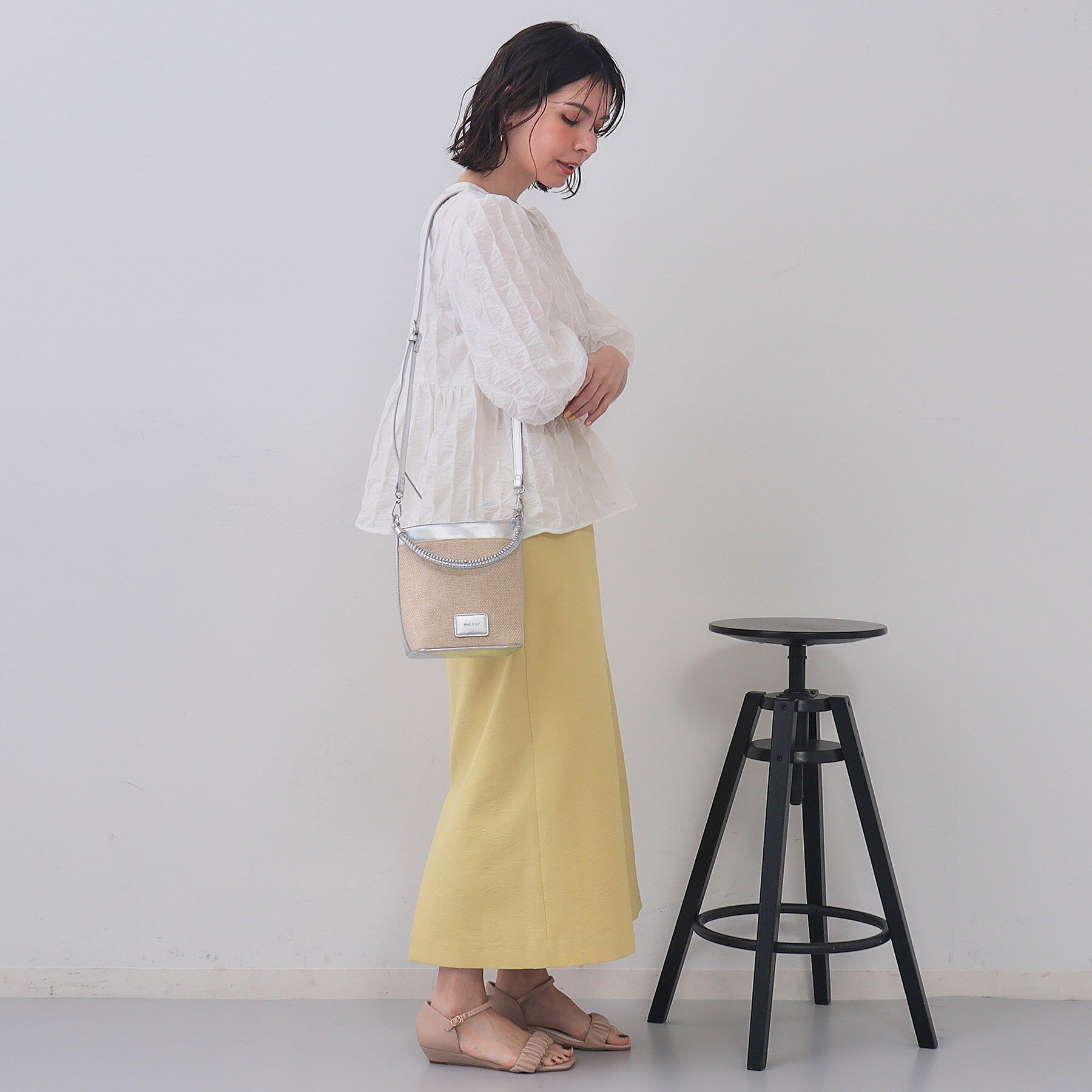 OPAQUE.CLIP「【2WAY】デザインハンドルミニショルダーバッグ」|ショルダー・メッセンジャー|