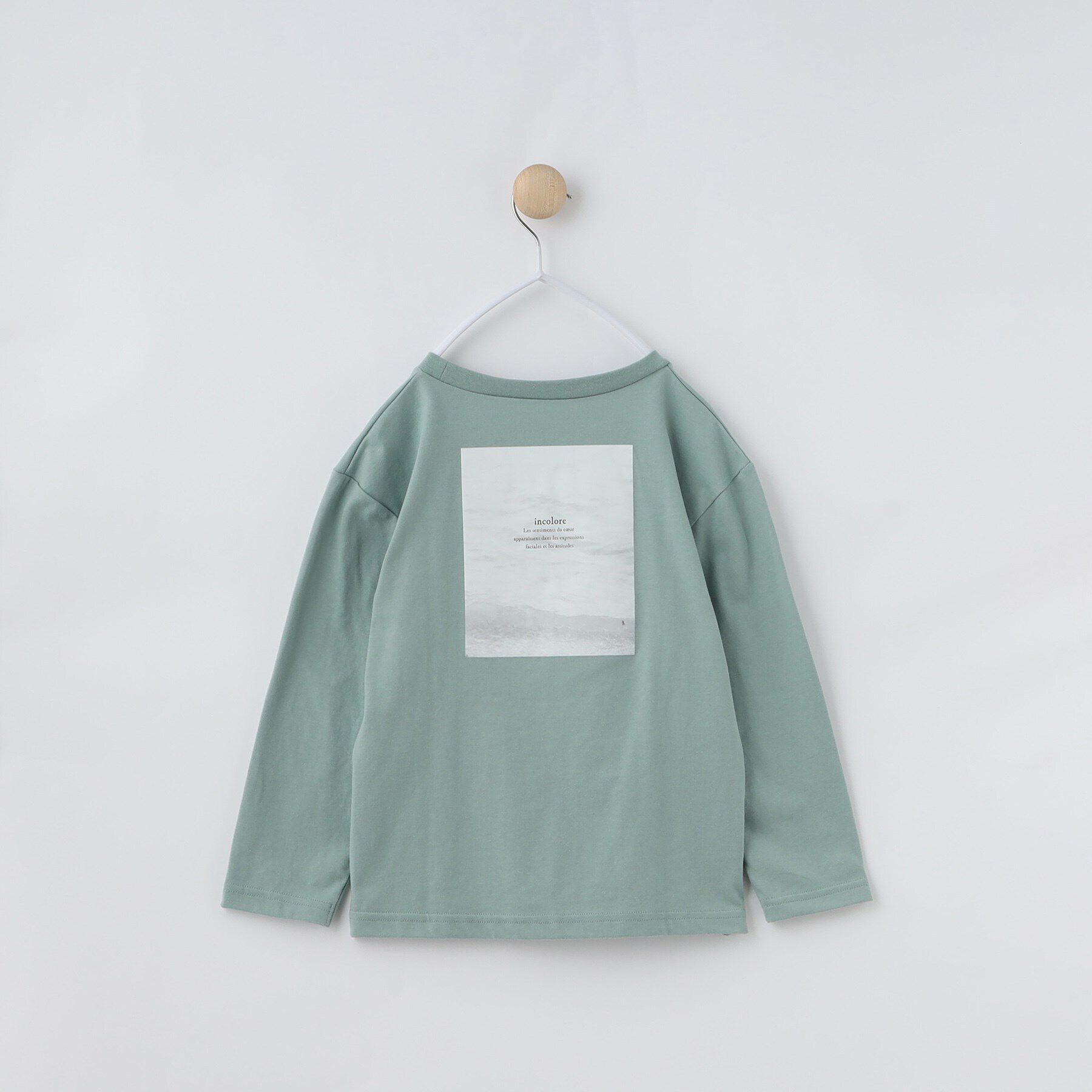 THE SHOP TK「【120－150】フォトプリント長袖Tシャツ/洗濯機OK」|Tシャツ・カットソー|