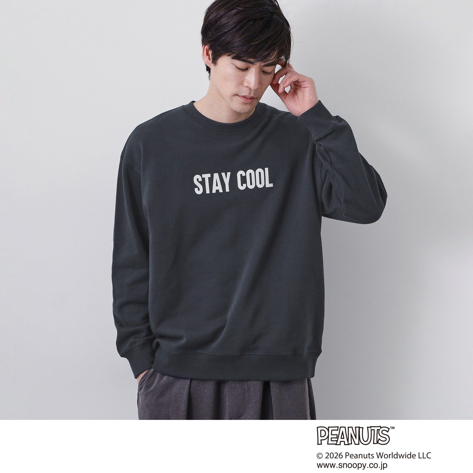 THE SHOP TK「PEANUTS ／ ピーナッツ スヌーピー ミニ裏毛スウェット」|パーカー|