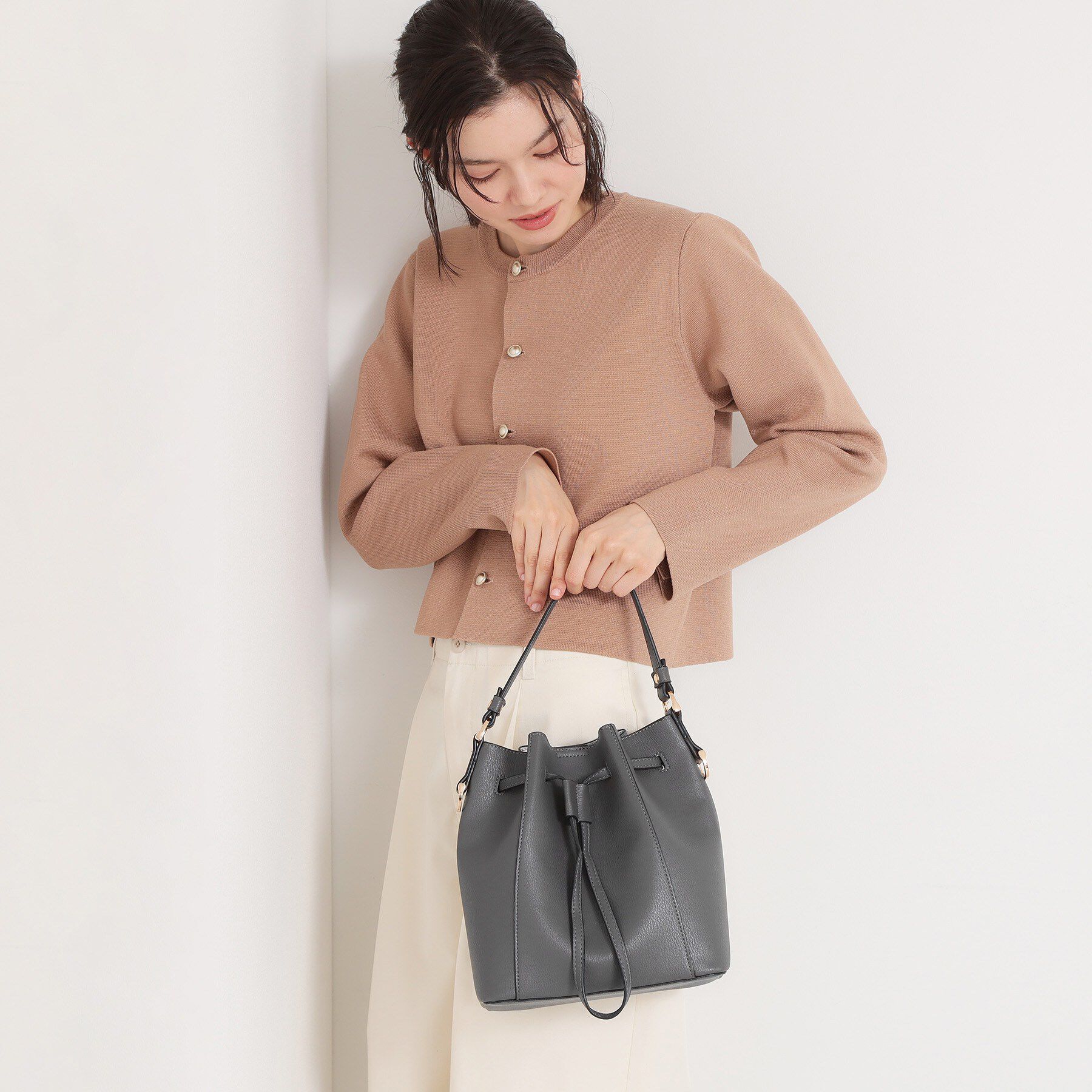 THE SHOP TK「巾着ショルダーバッグ」|ショルダー・メッセンジャー|