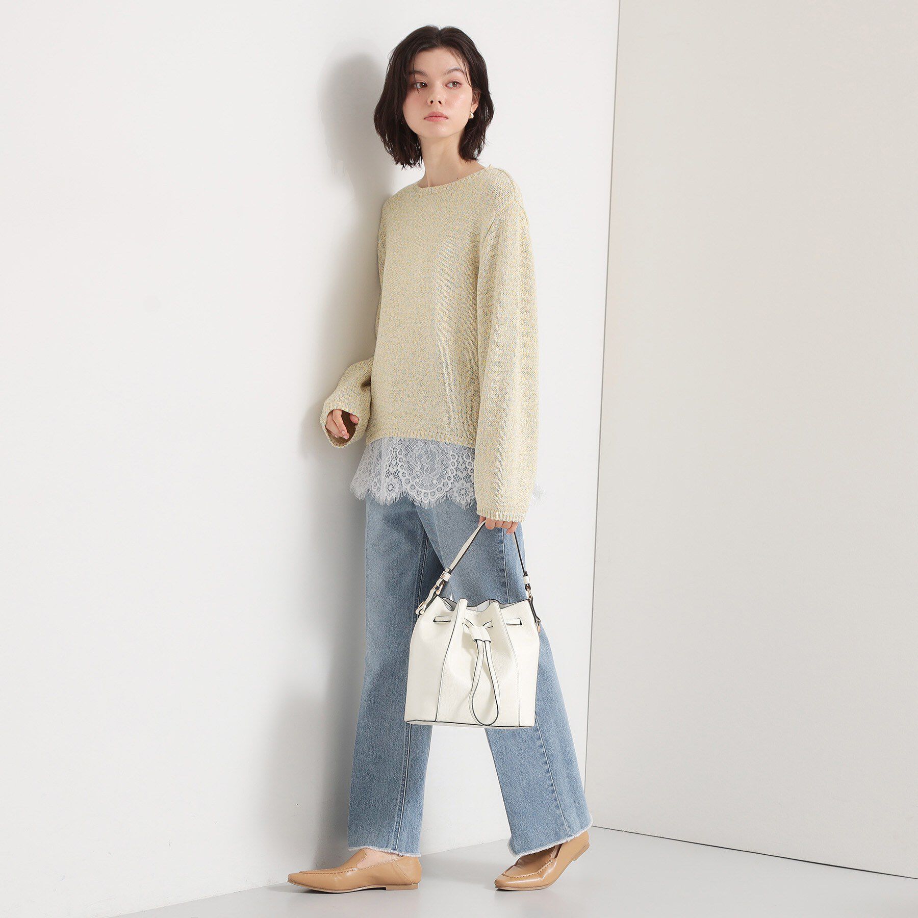 THE SHOP TK「巾着ショルダーバッグ」|ショルダー・メッセンジャー|