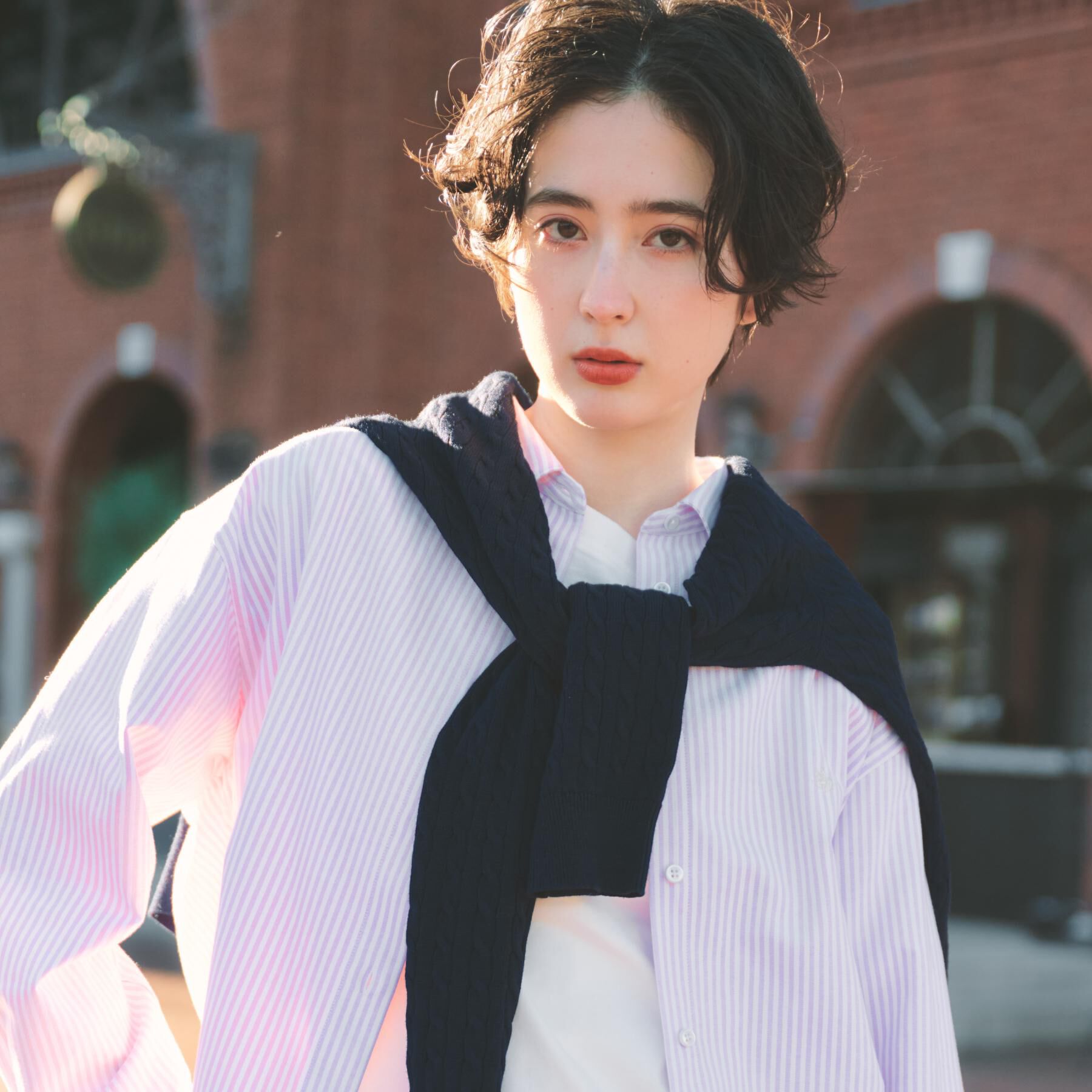 THE SHOP TK「【POLO BCS 別注】ケーブルカーディガン」|カーディガン|