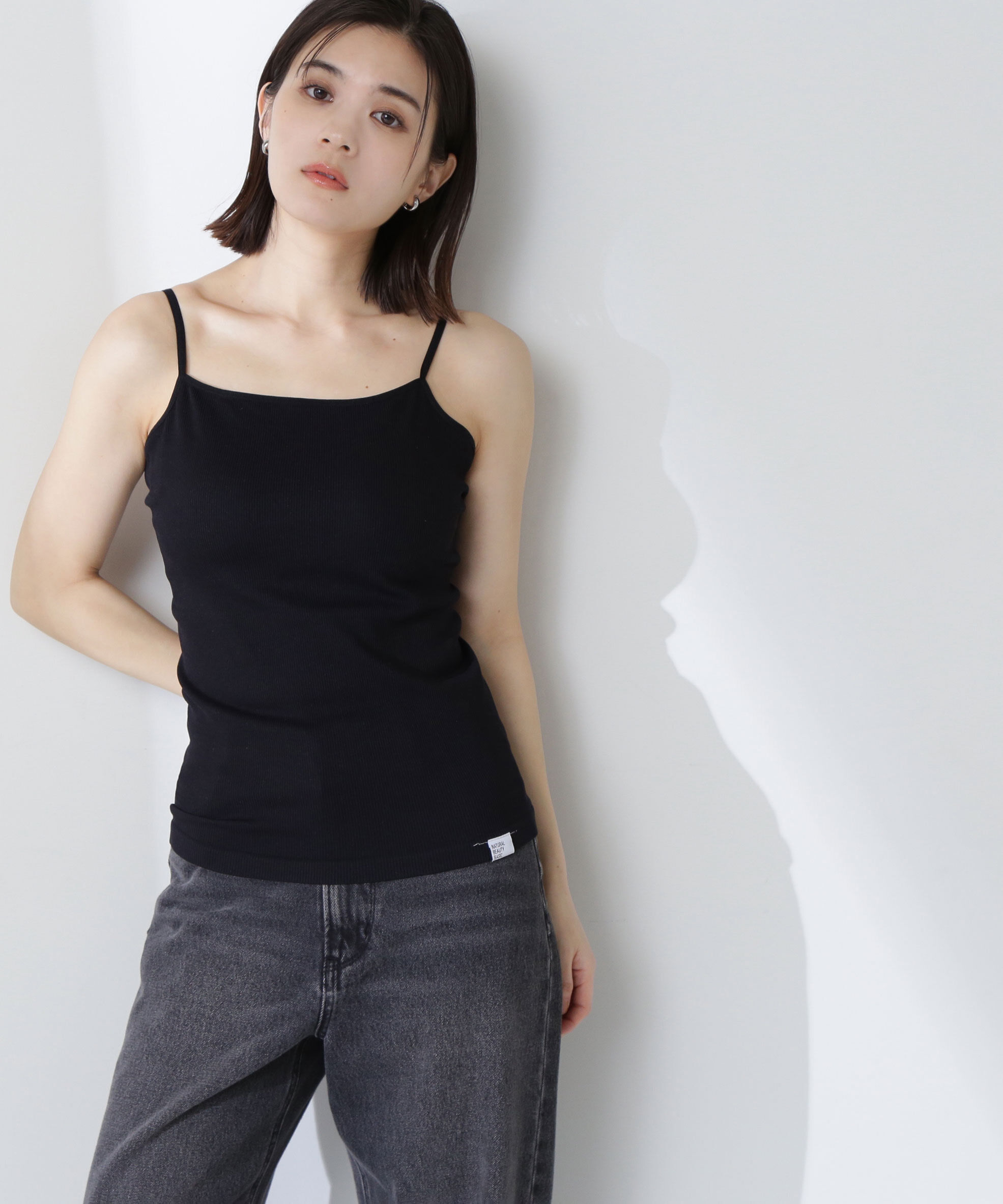  「カップインバックシャンキャミソール」|Tシャツ・カットソー|