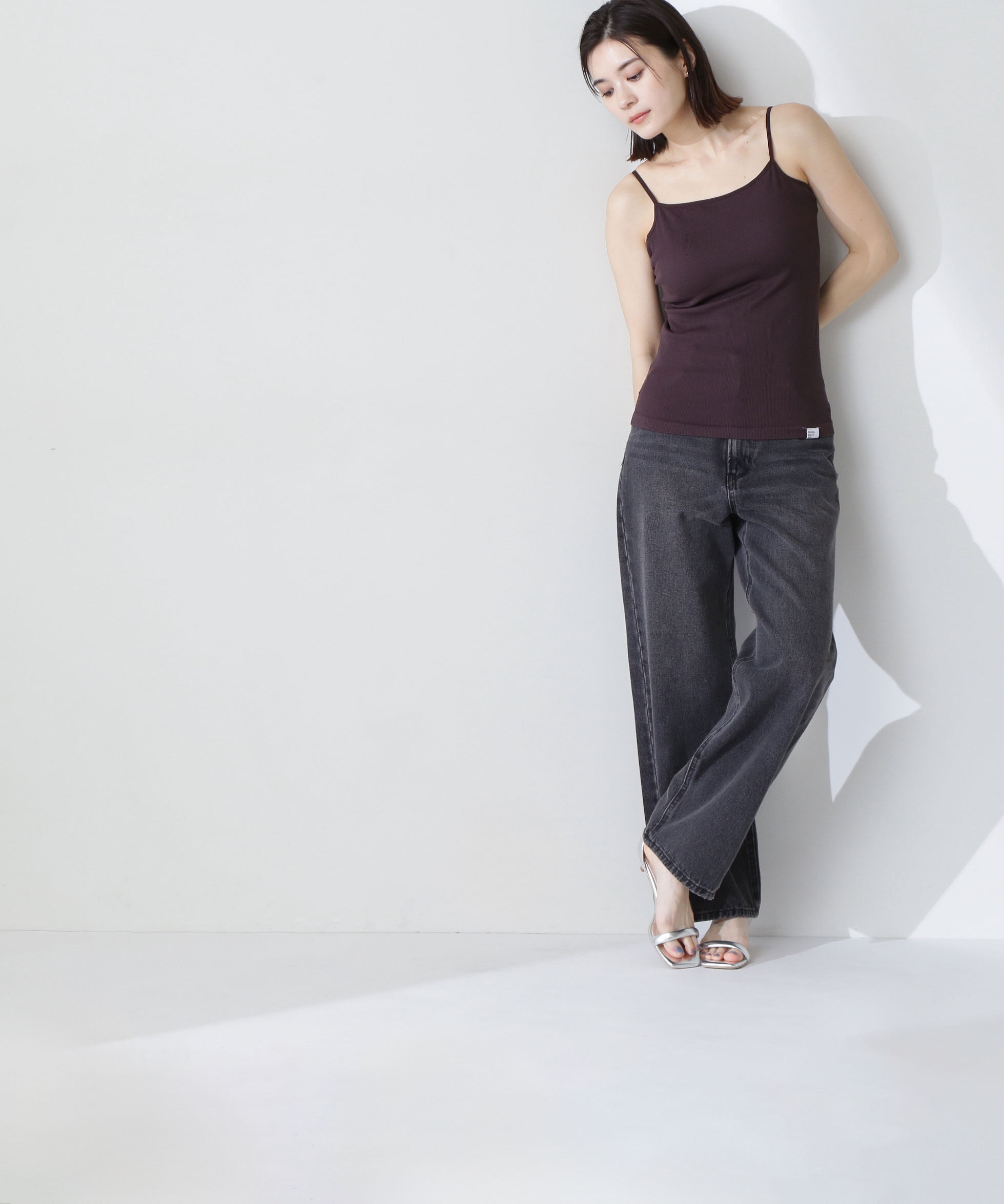  「カップインバックシャンキャミソール」|Tシャツ・カットソー|