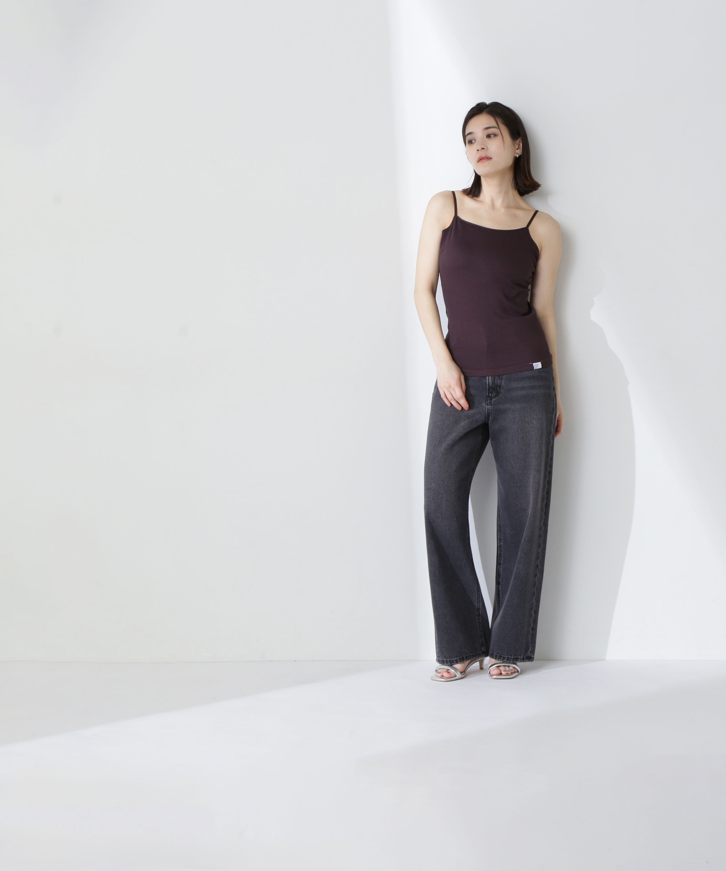  「カップインバックシャンキャミソール」|Tシャツ・カットソー|