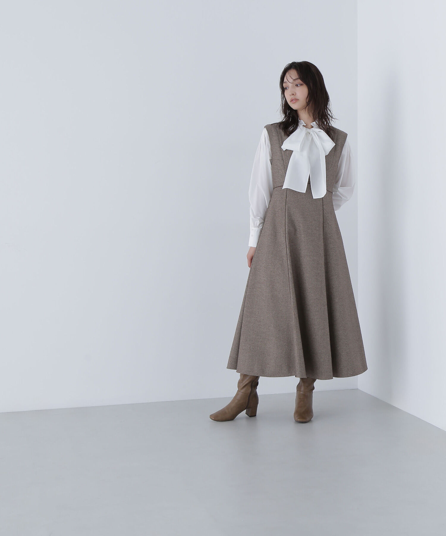  「2wayスキッパーボウブラウス」|シャツ・ブラウス|