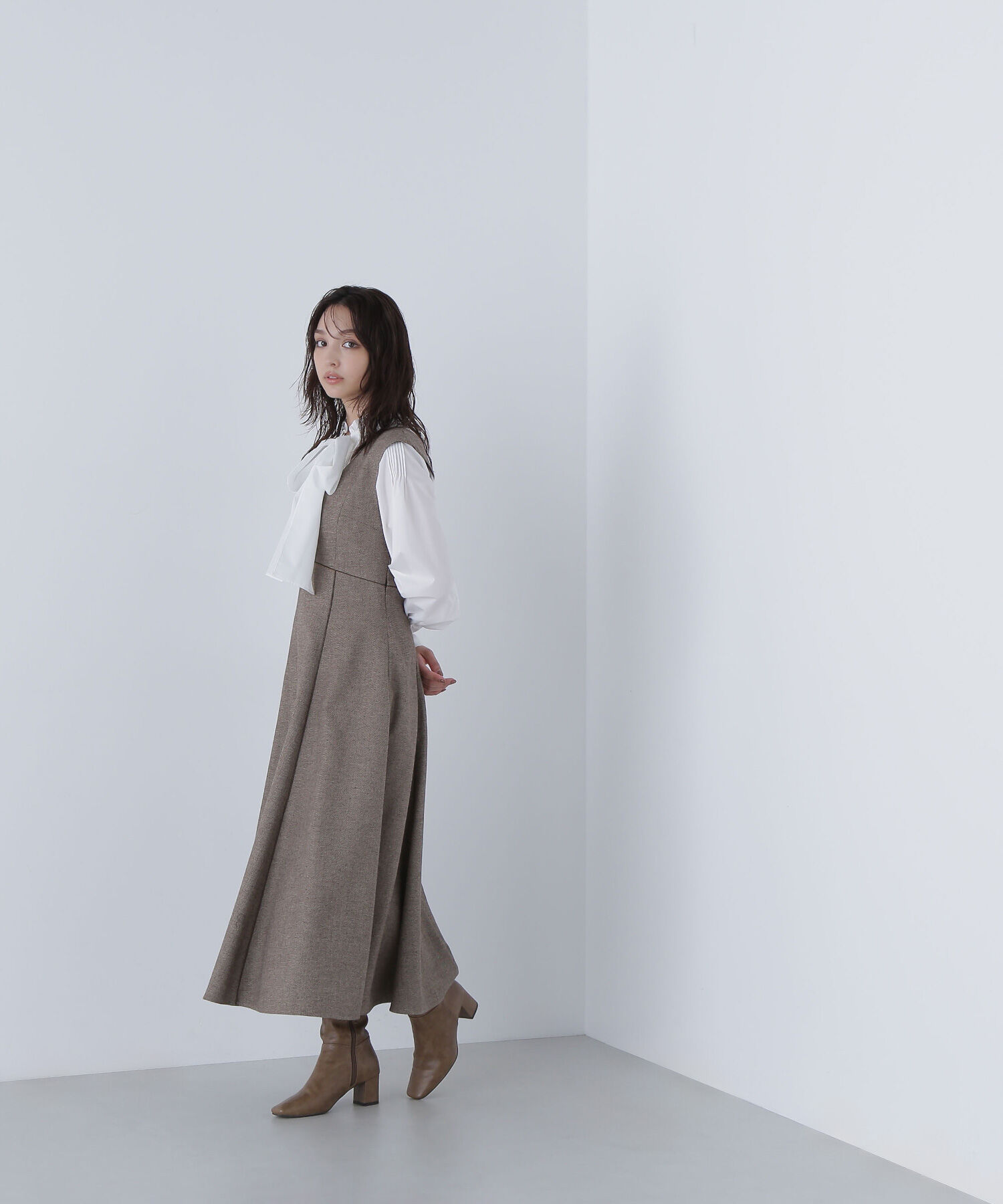  「2wayスキッパーボウブラウス」|シャツ・ブラウス|