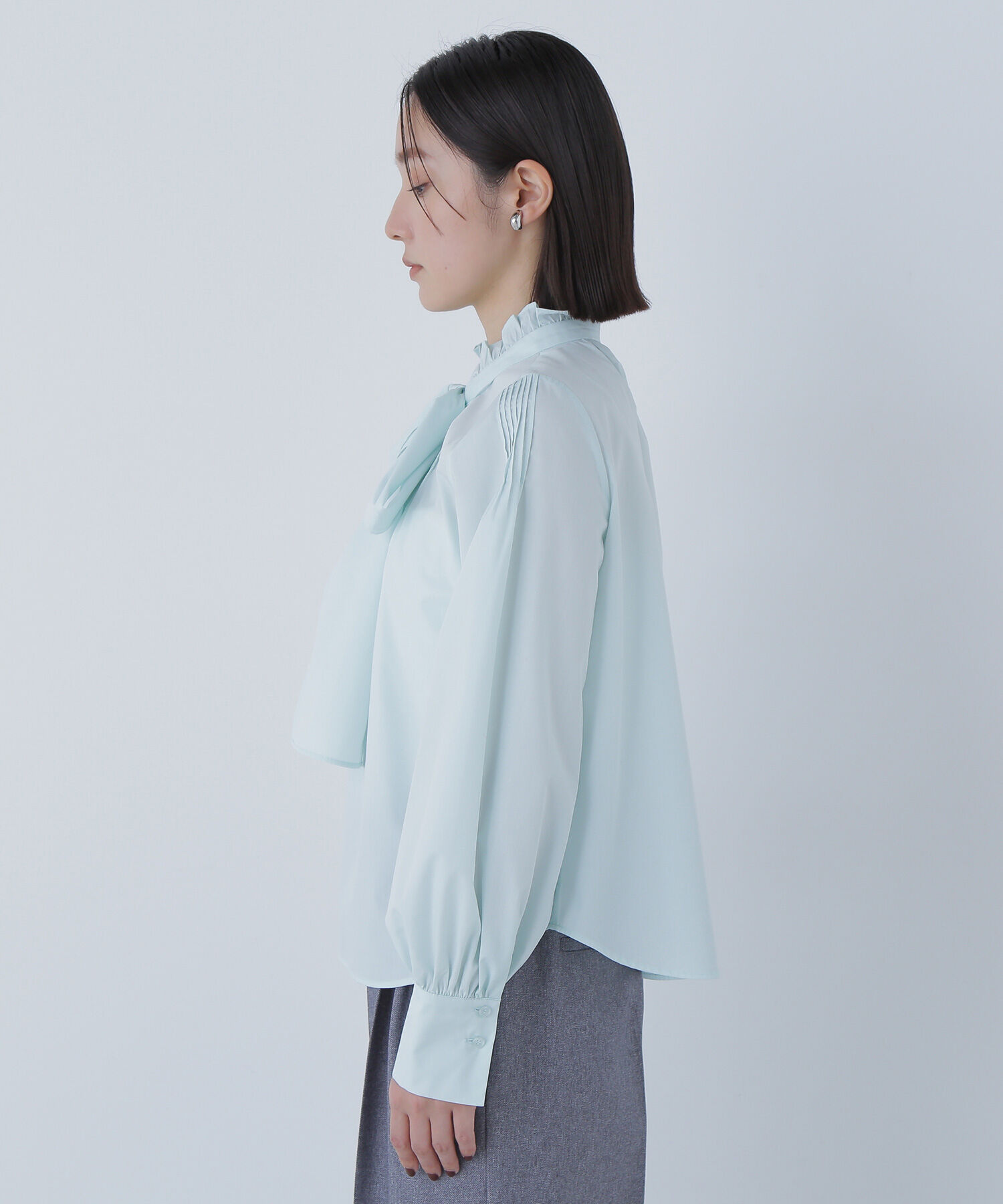  「2wayスキッパーボウブラウス」|シャツ・ブラウス|