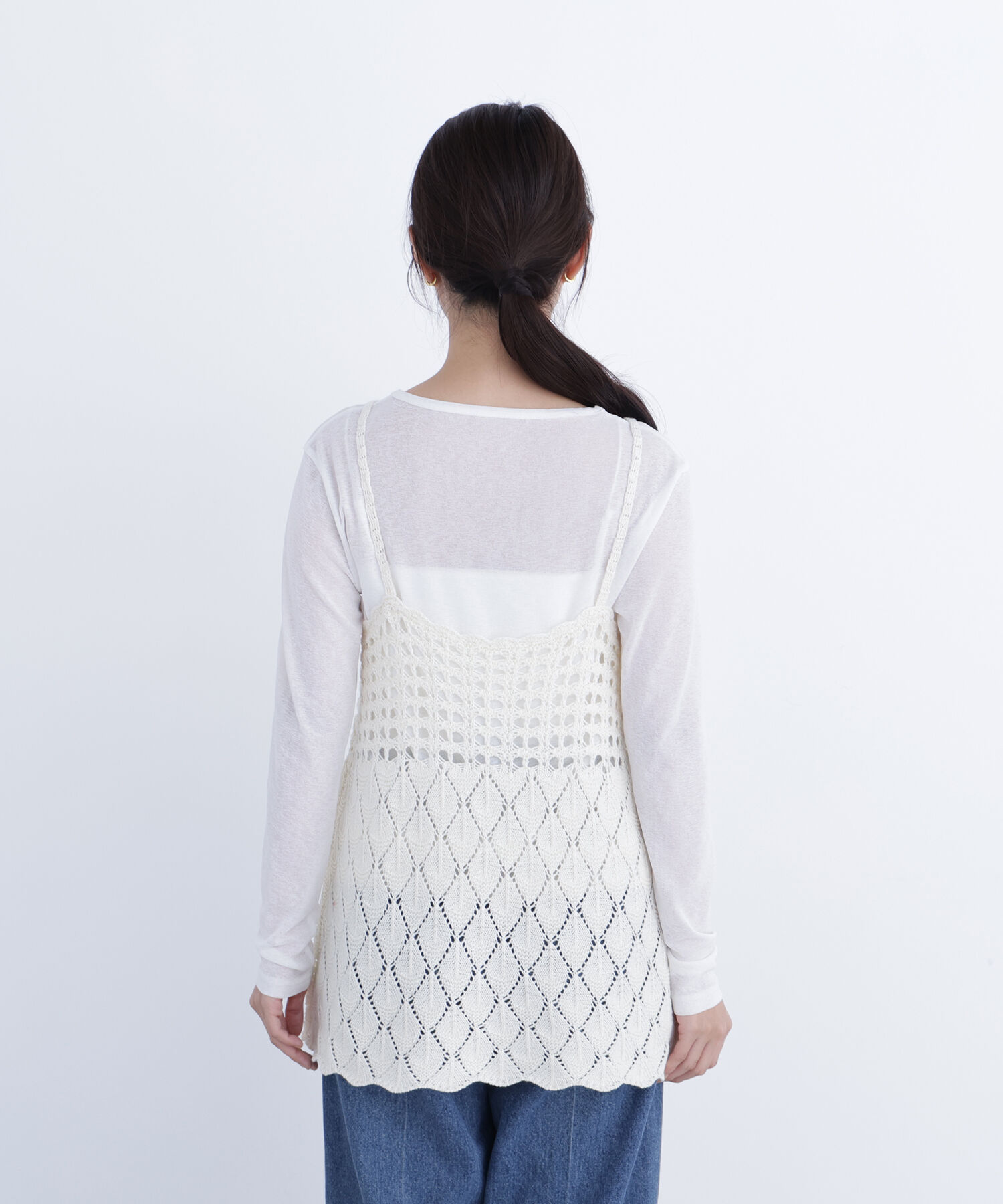  「〈N.〉カギアミニットキャミソール」|ニット・セーター|