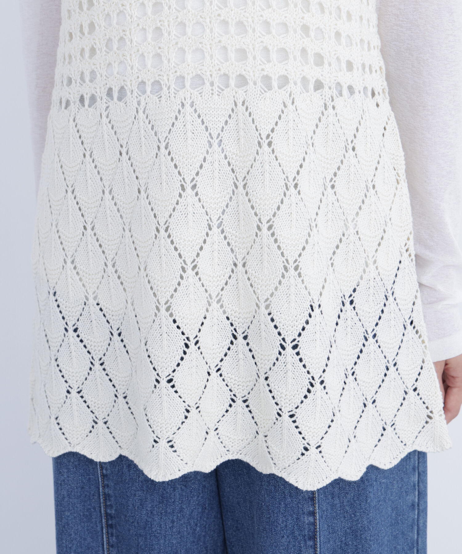  「〈N.〉カギアミニットキャミソール」|ニット・セーター|