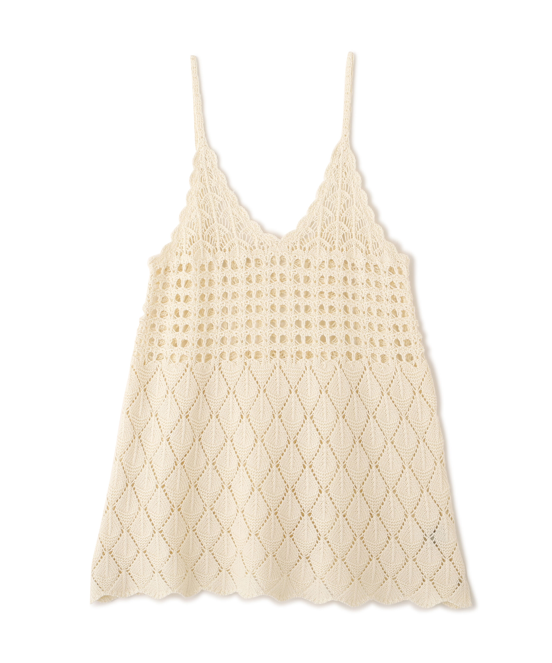  「〈N.〉カギアミニットキャミソール」|ニット・セーター|