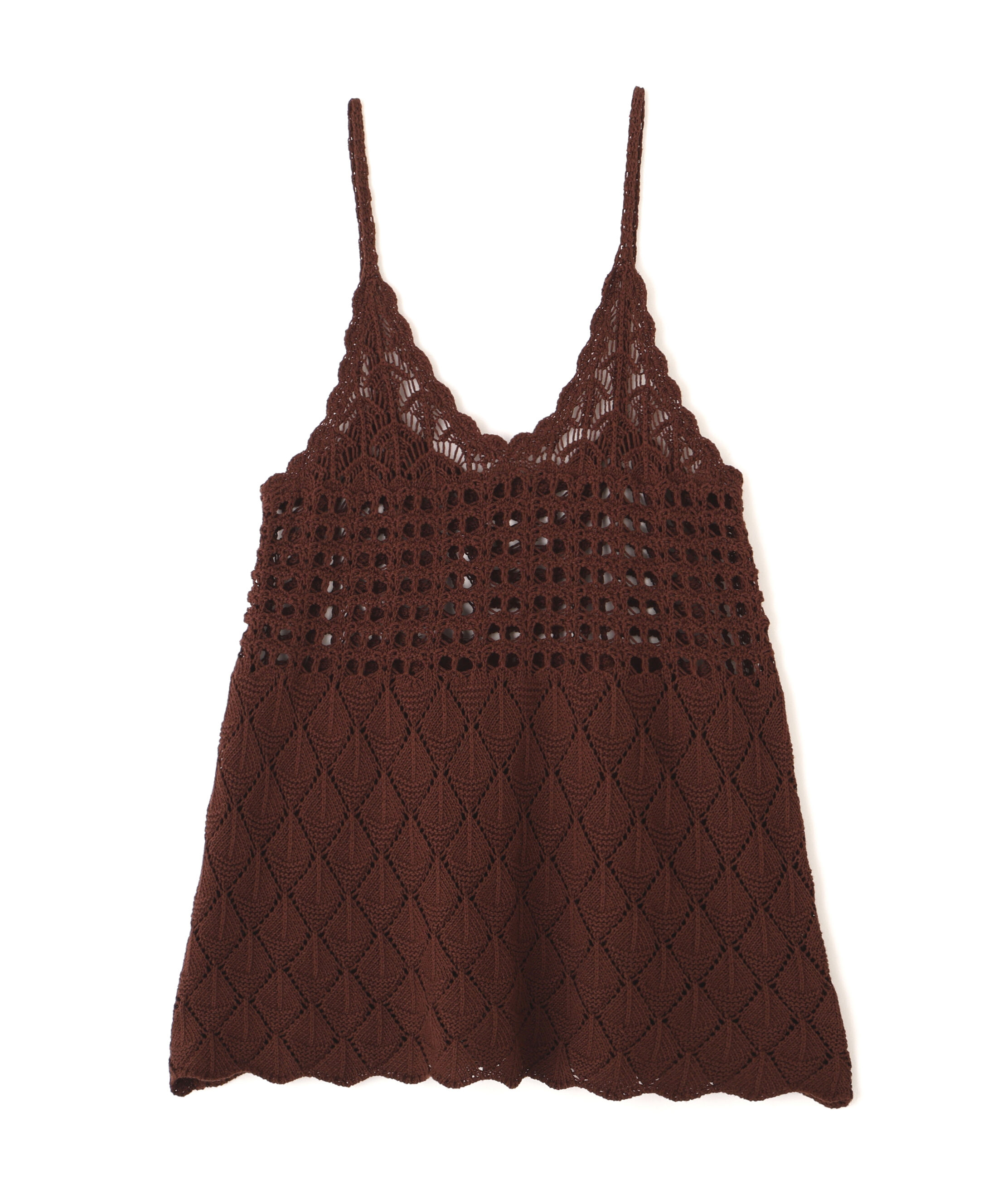  「〈N.〉カギアミニットキャミソール」|ニット・セーター|