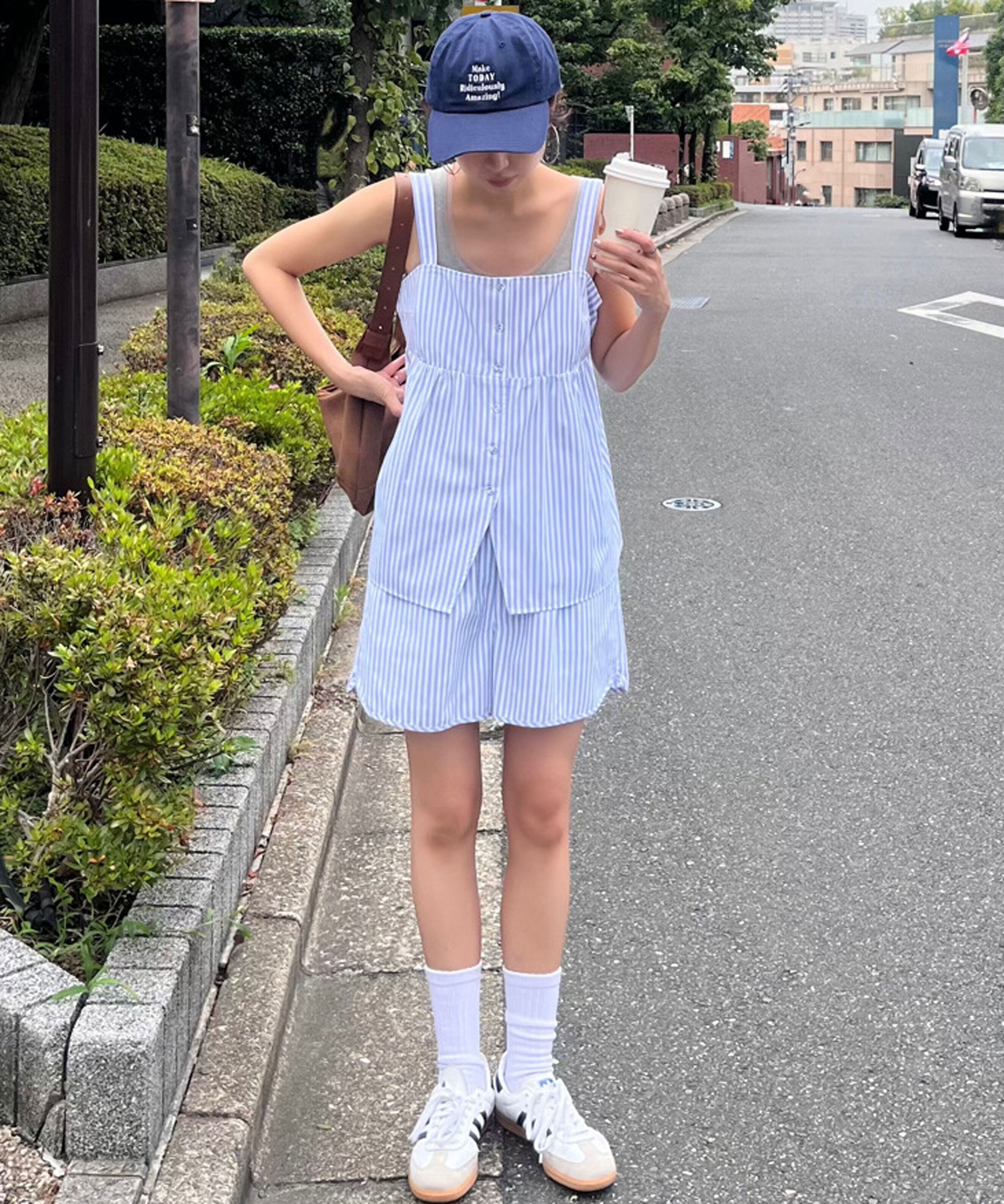  「〈セットアップ対応〉ストライプショートパンツ」|その他|