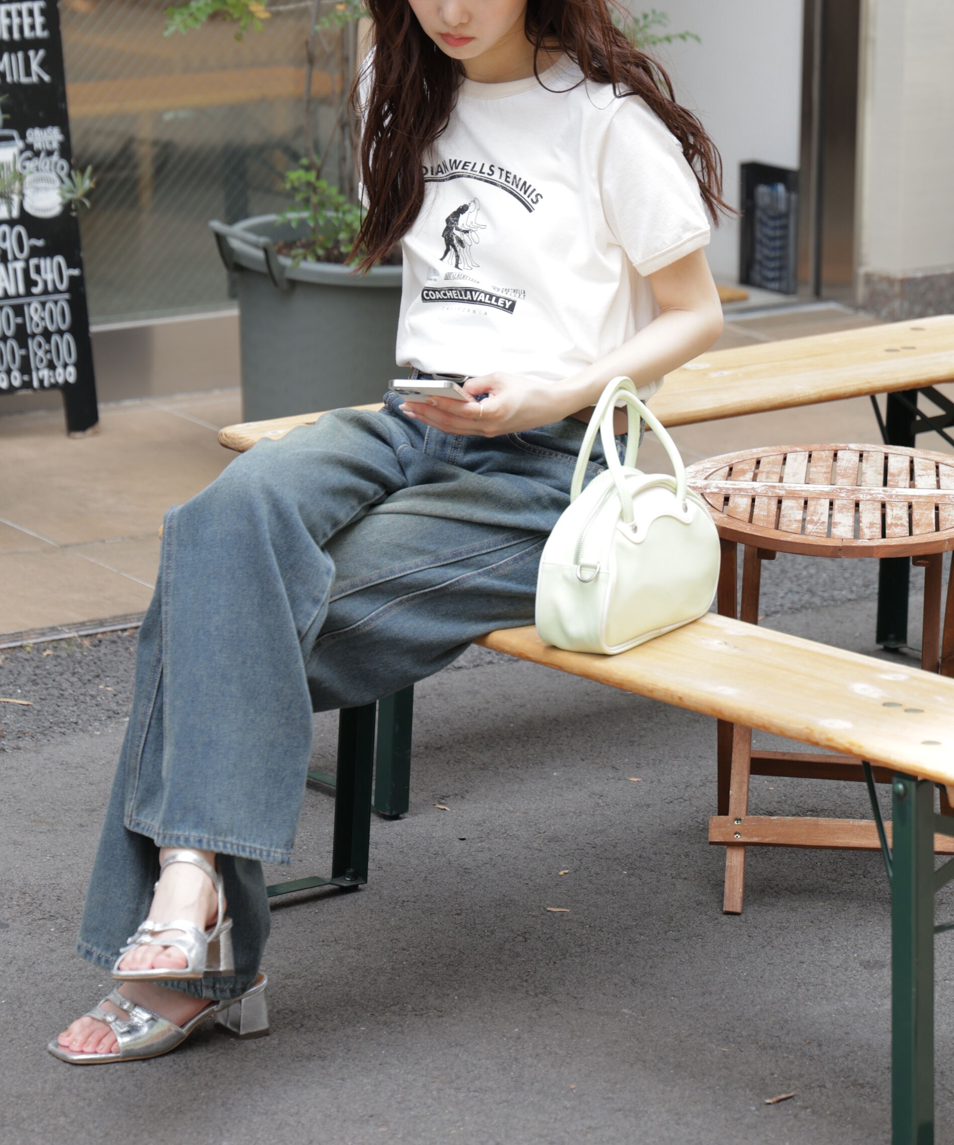  「レトロスポーツプリントTシャツ」|Tシャツ・カットソー|