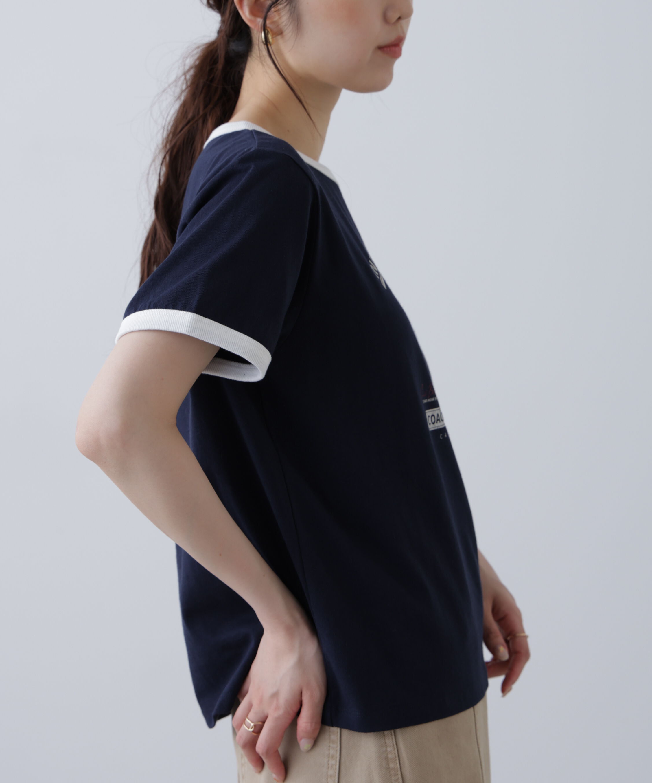  「レトロスポーツプリントTシャツ」|Tシャツ・カットソー|