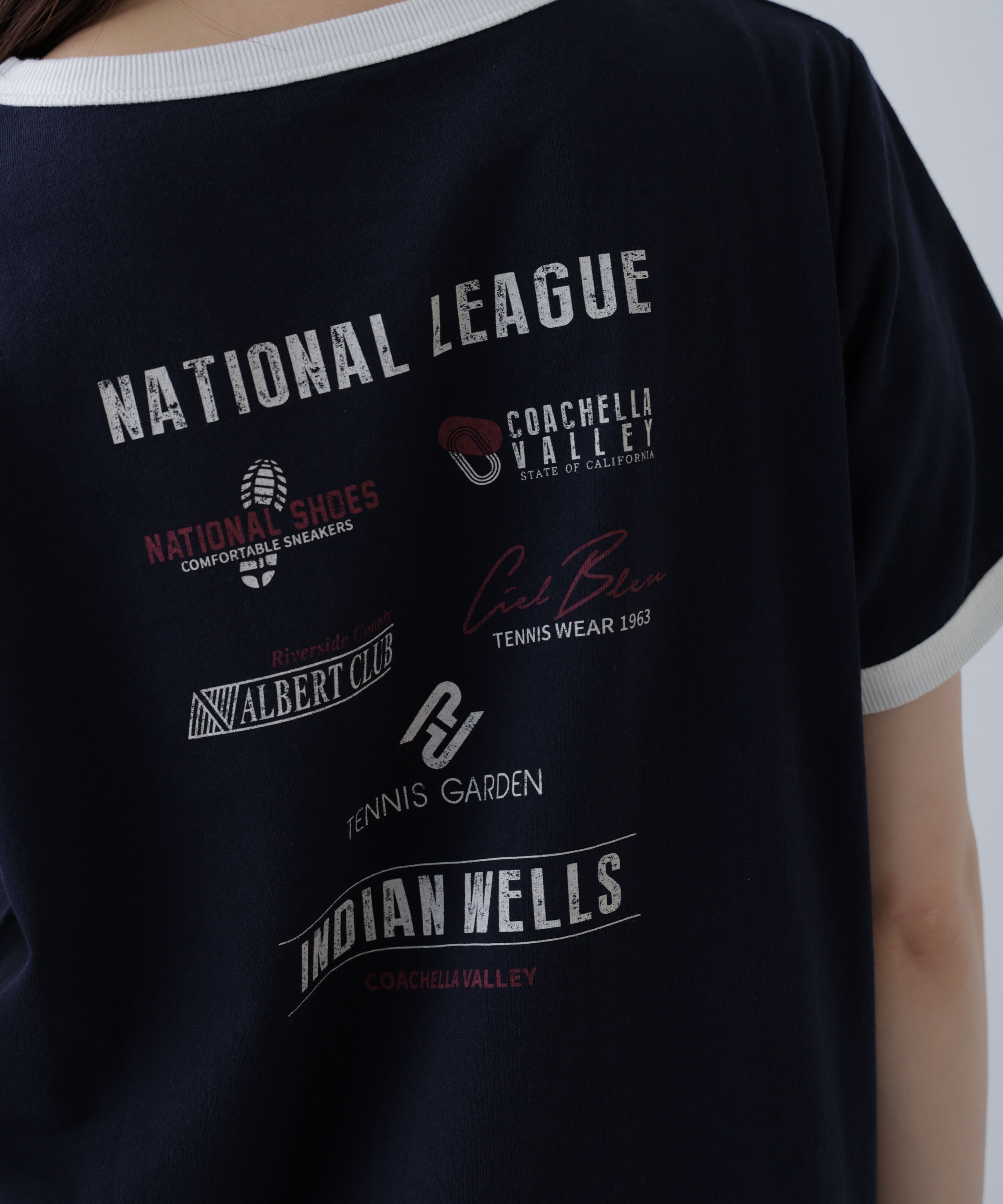  「レトロスポーツプリントTシャツ」|Tシャツ・カットソー|