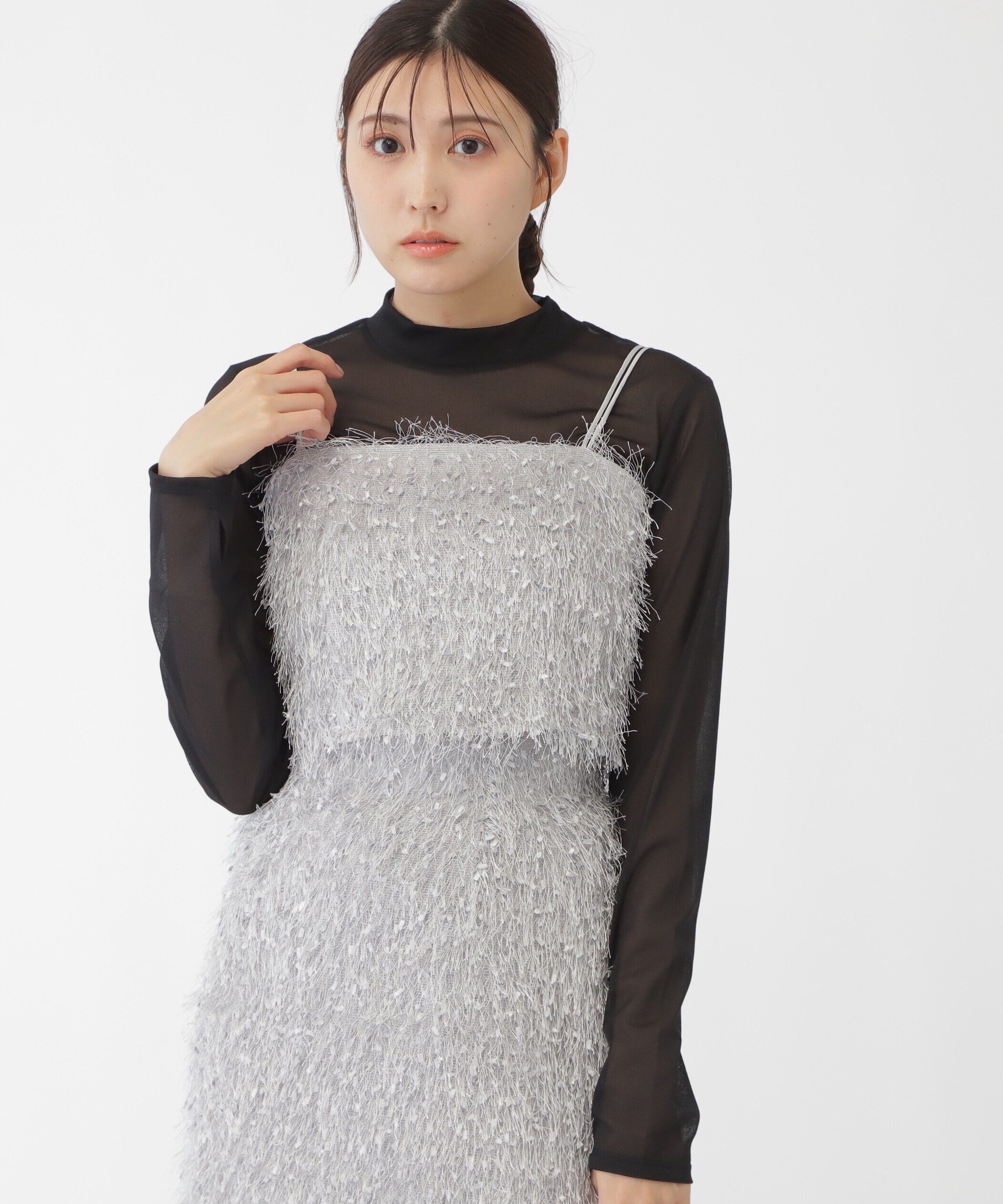  「ストレッチファンシーヤーンビスチェ」|シャツ・ブラウス|