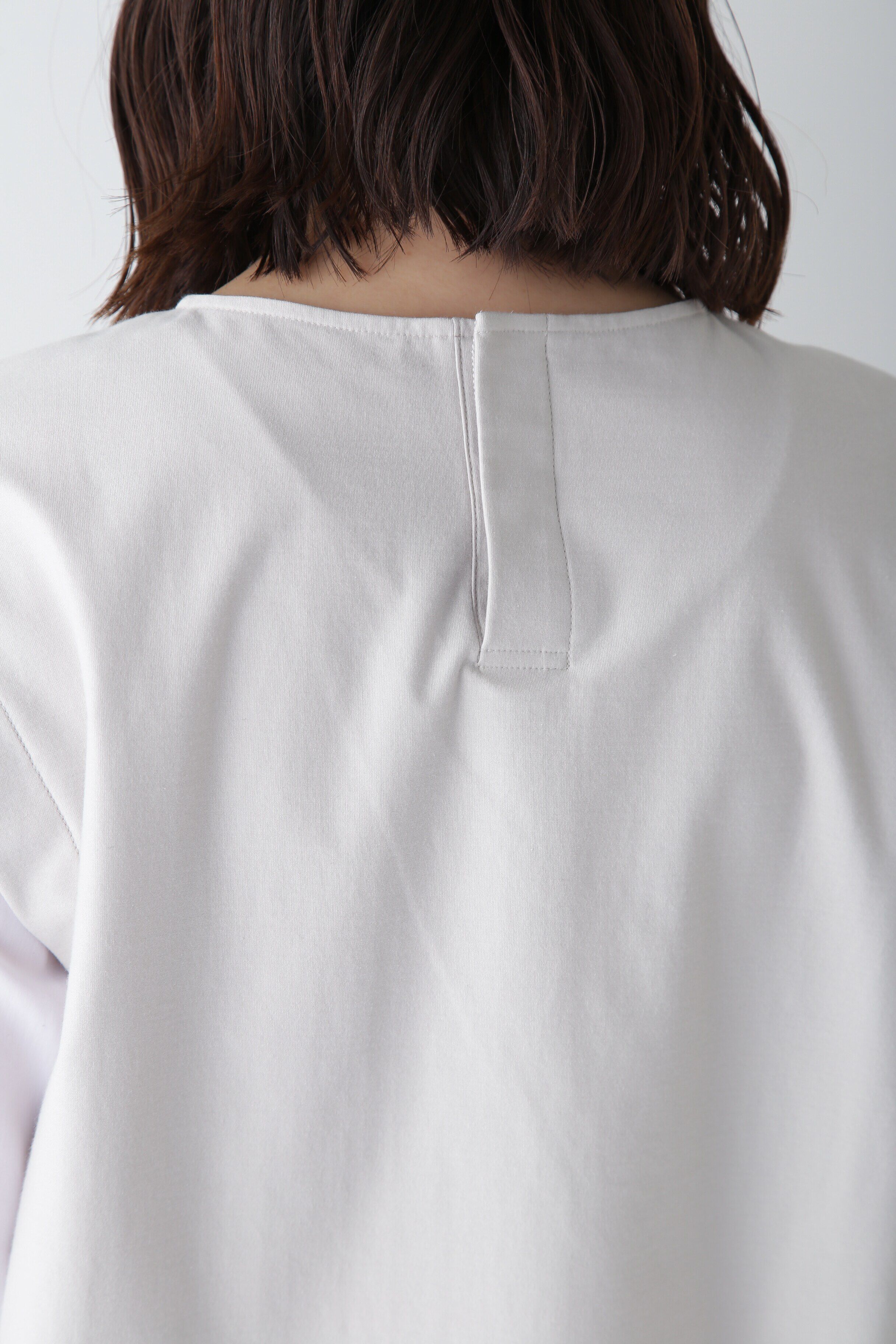  「◆布帛ドッキングプレーティングジャージープルオーバー」|Tシャツ・カットソー|