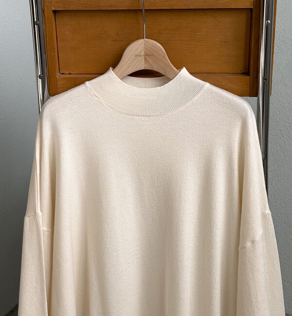 Doux archives「ハイネックサイドスリットニットプルオーバー」|ニット・セーター|