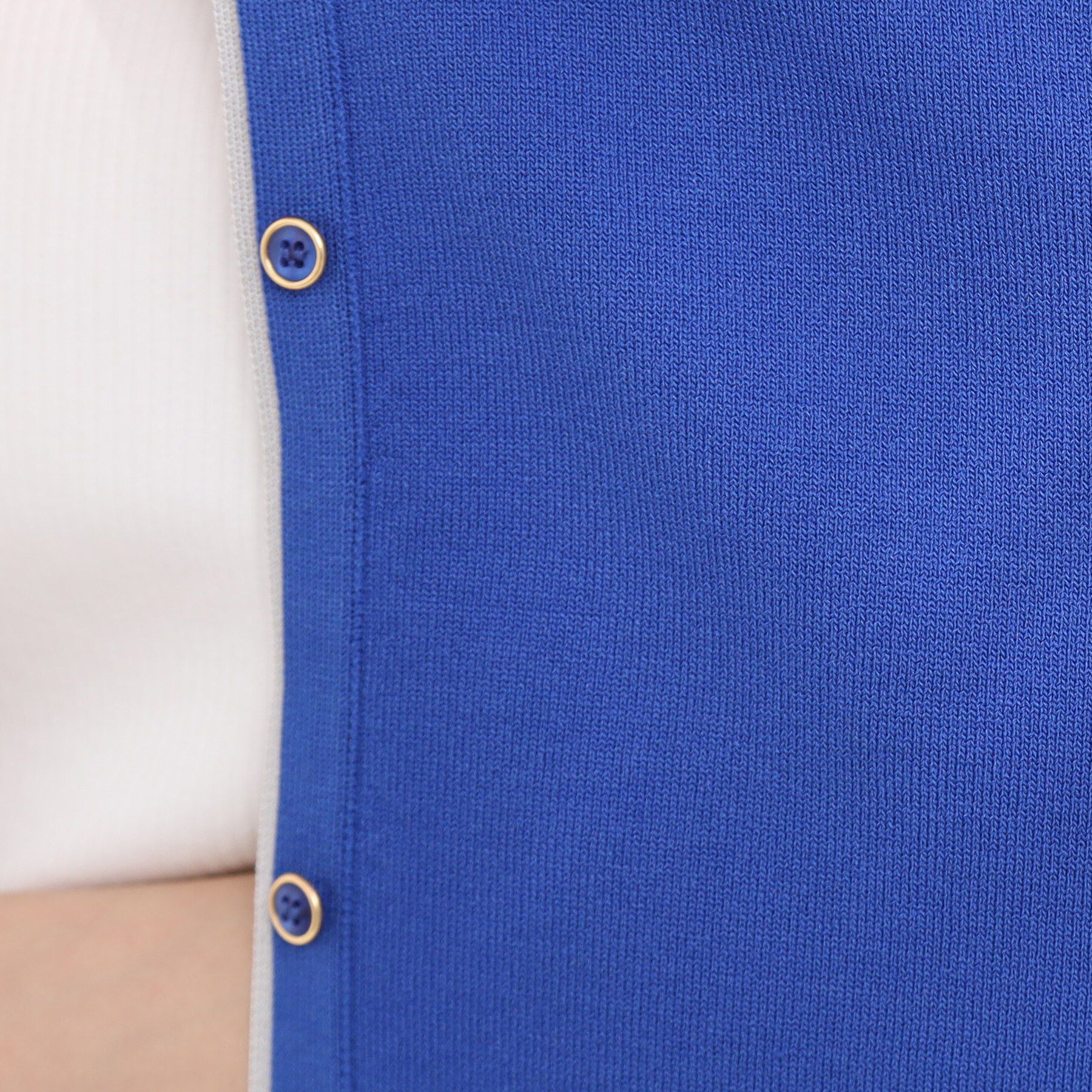 SHOO･LA･RUE「配色がコーデのアクセントに レイヤード風クルーカーディガン」|カーディガン|