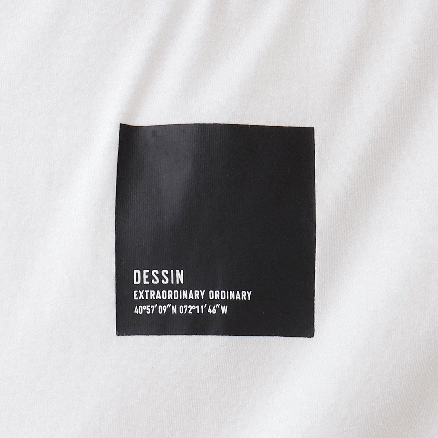 Dessin「【洗える】オーガニックコットンロゴ入り半袖Tシャツ」|Tシャツ・カットソー|