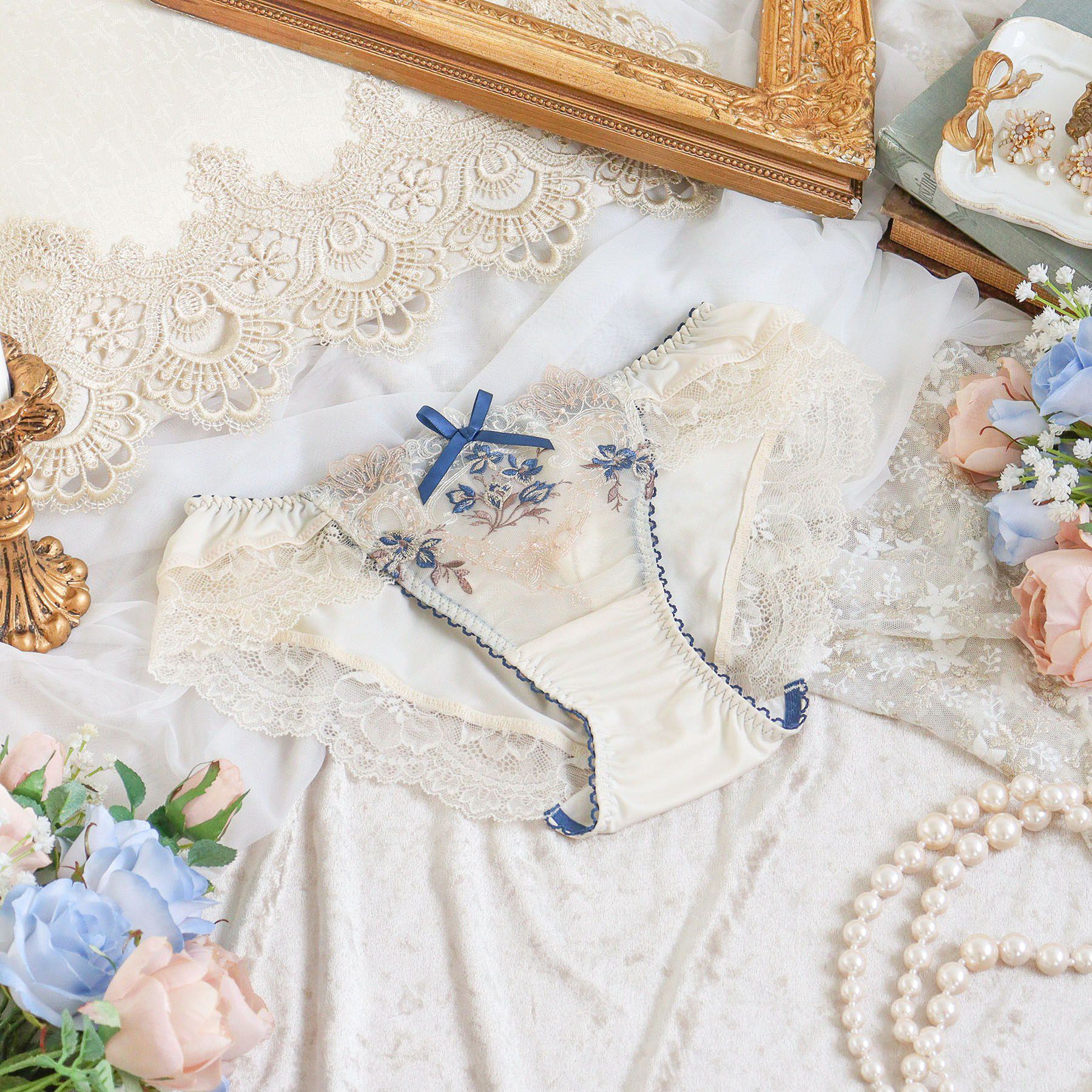 Risa Magli「アリーシャ ノーマルショーツ」|インナー|クリーム(054)