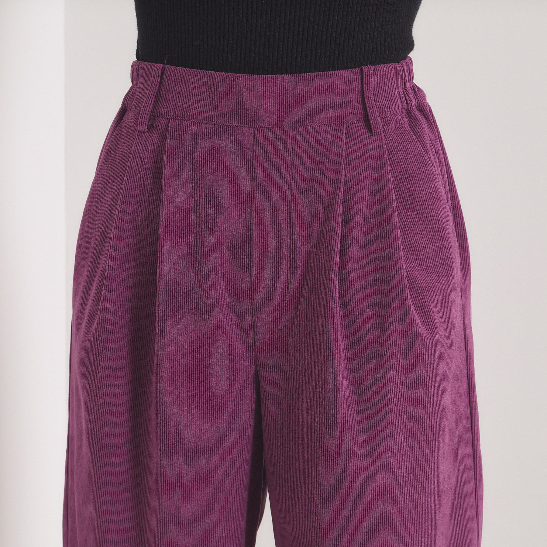 ITS&rsquo;DEMO「【洗濯機OK／ウエストゴム】コーデュロイワイドパンツ」|その他|