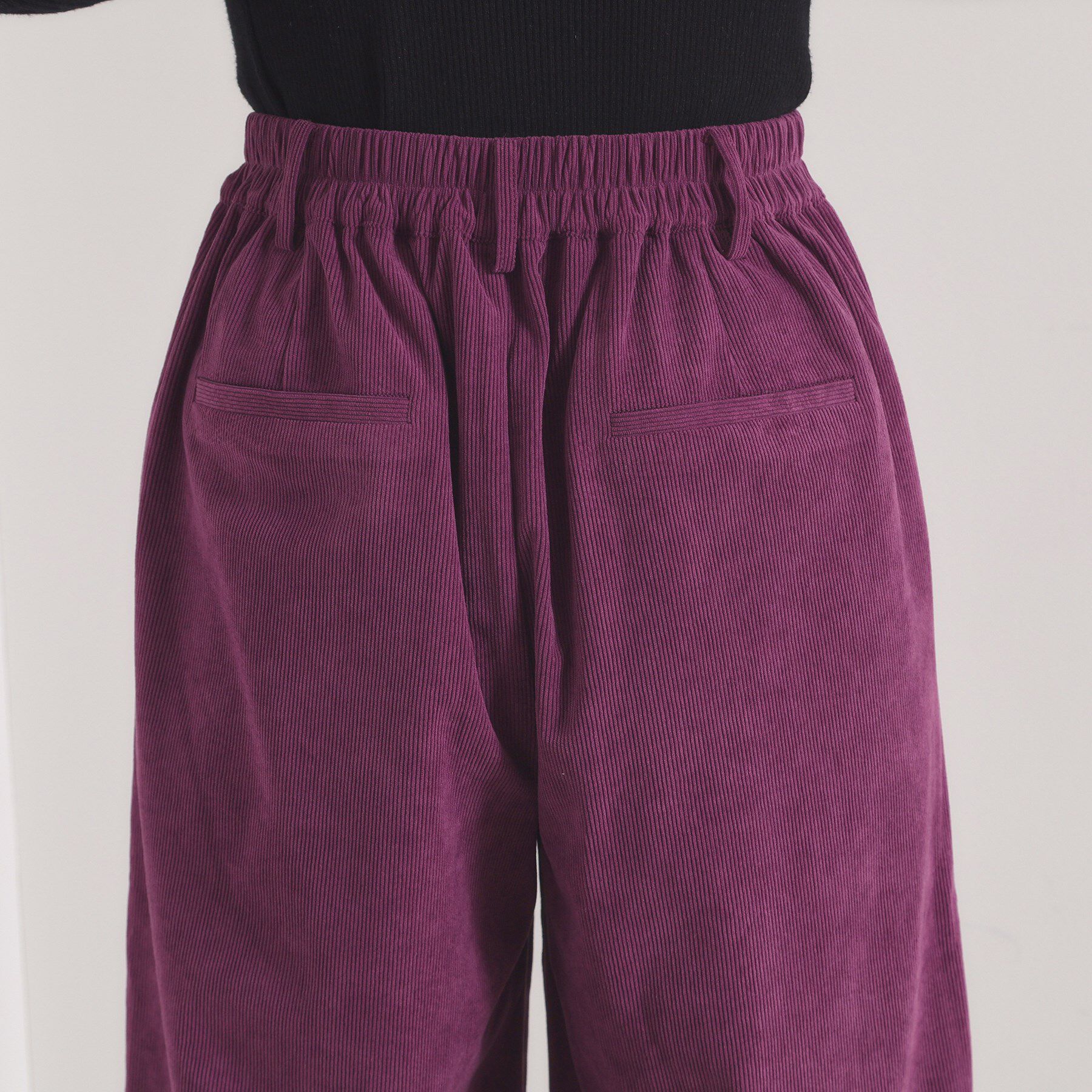 ITS&rsquo;DEMO「【洗濯機OK／ウエストゴム】コーデュロイワイドパンツ」|その他|