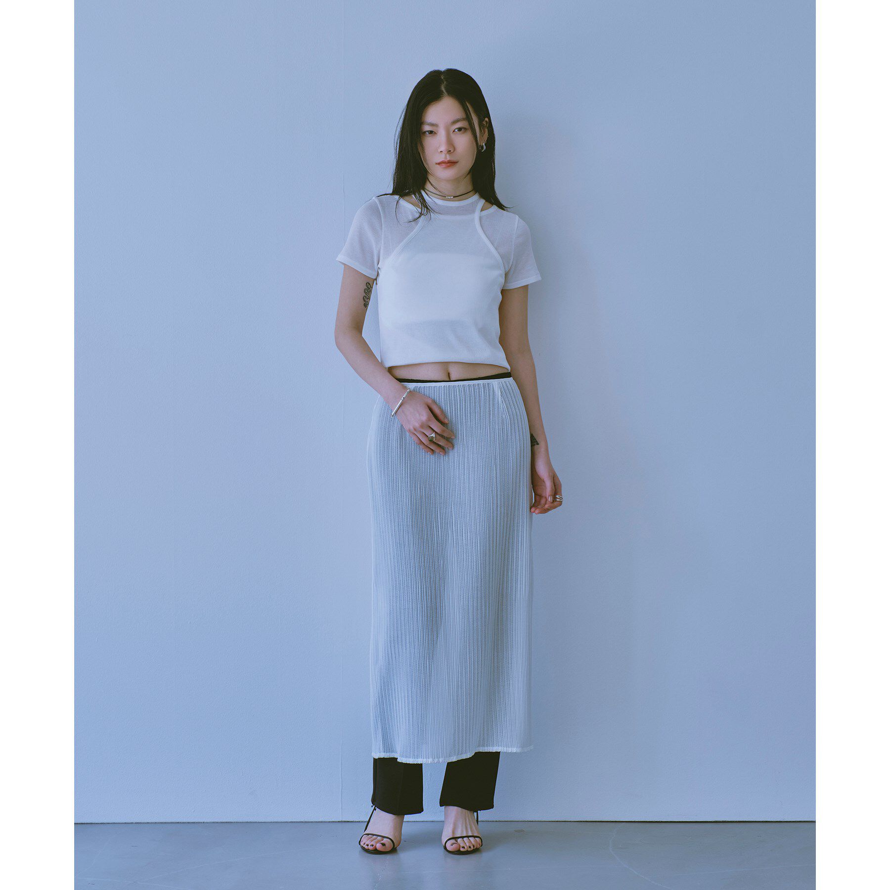 CODE A「layered mini tee」|Tシャツ・カットソー|