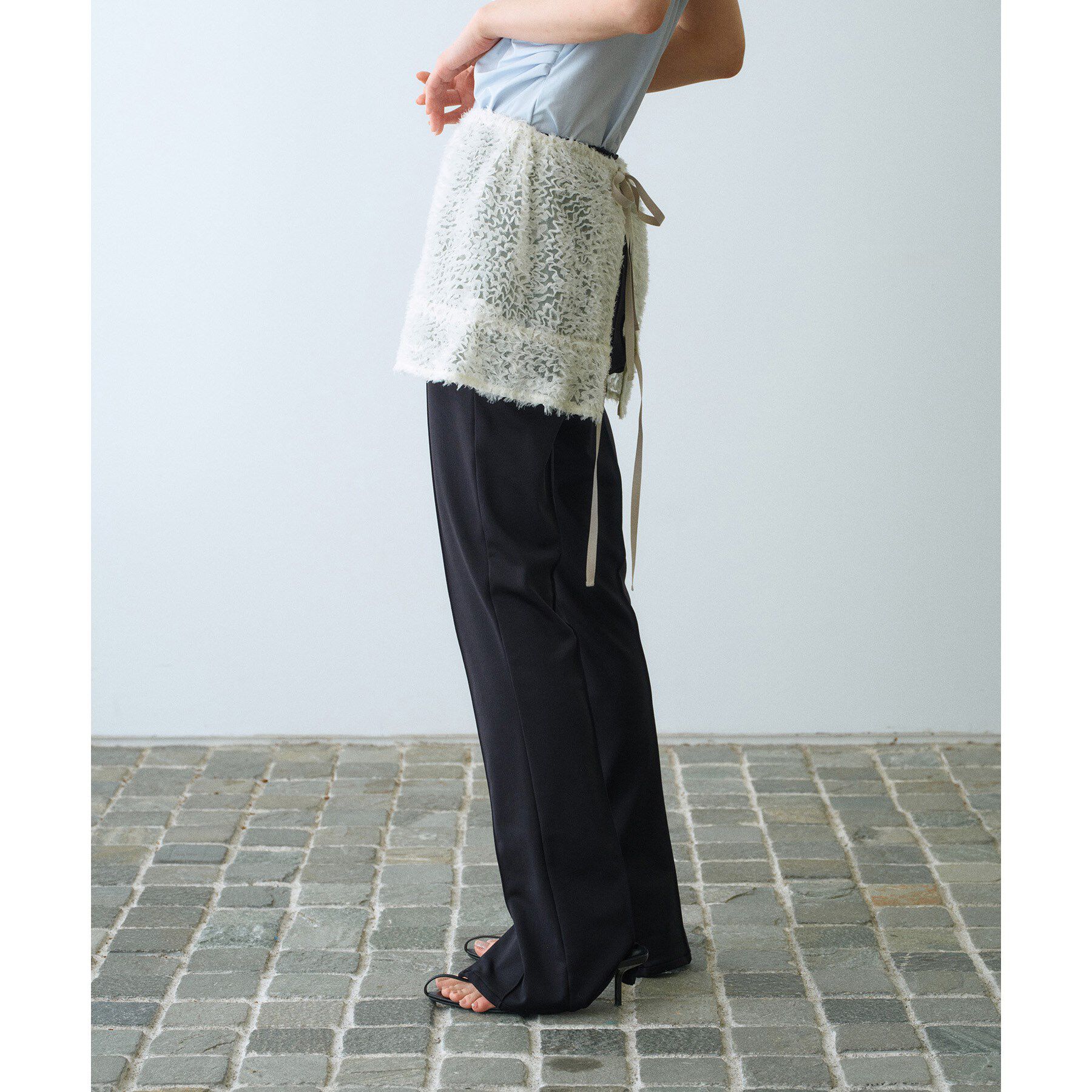 CODE A「Ribbon Tulle Duo」|Tシャツ・カットソー|