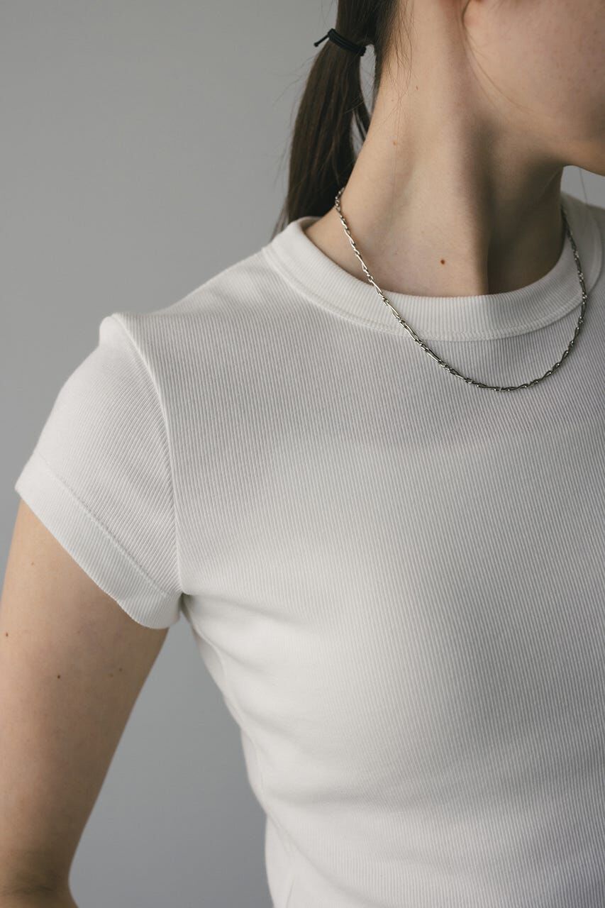 STYLEMIXER「ヘムラウンドフレンチスリーブT」|Tシャツ・カットソー|