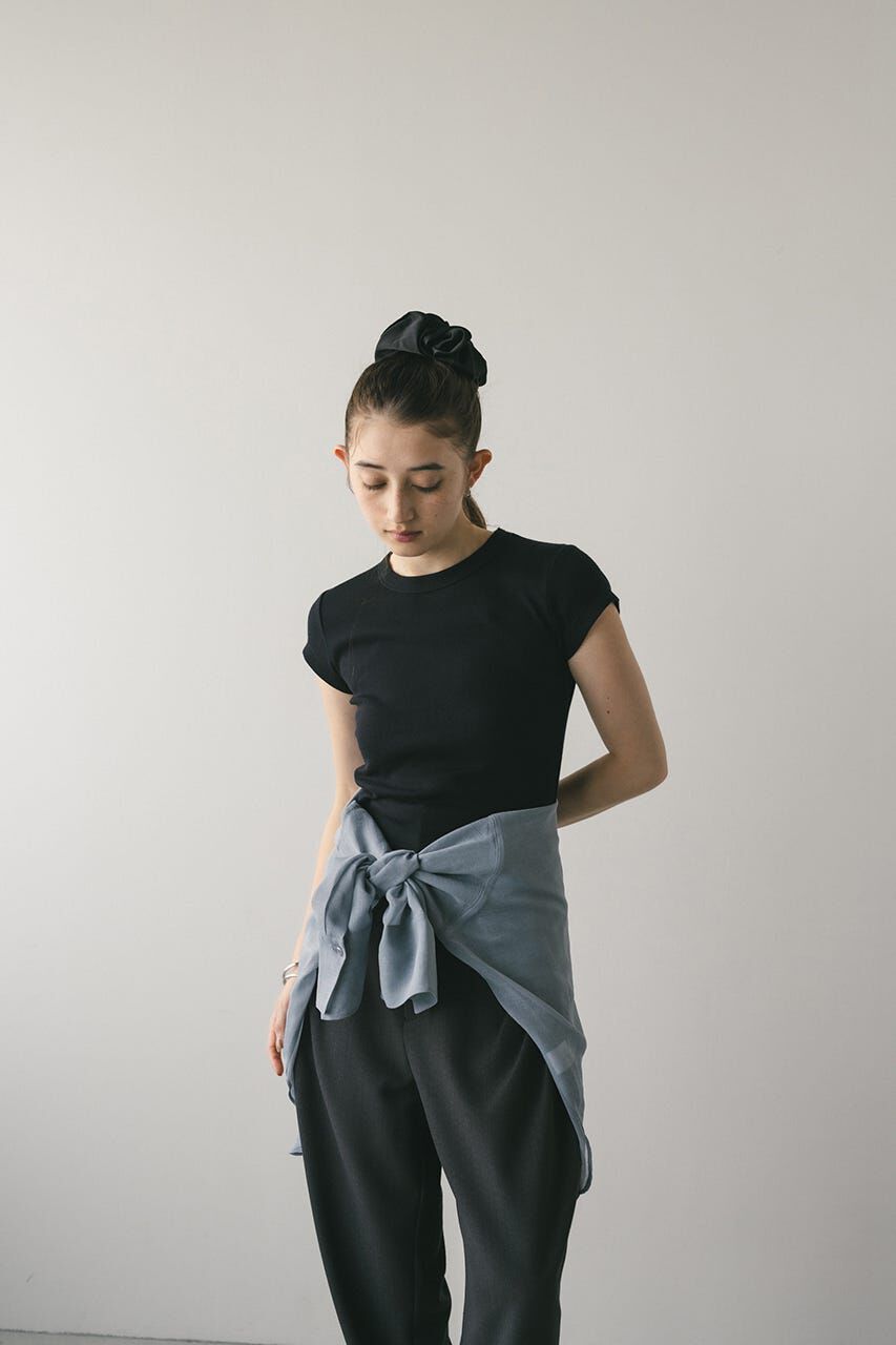 STYLEMIXER「ヘムラウンドフレンチスリーブT」|Tシャツ・カットソー|