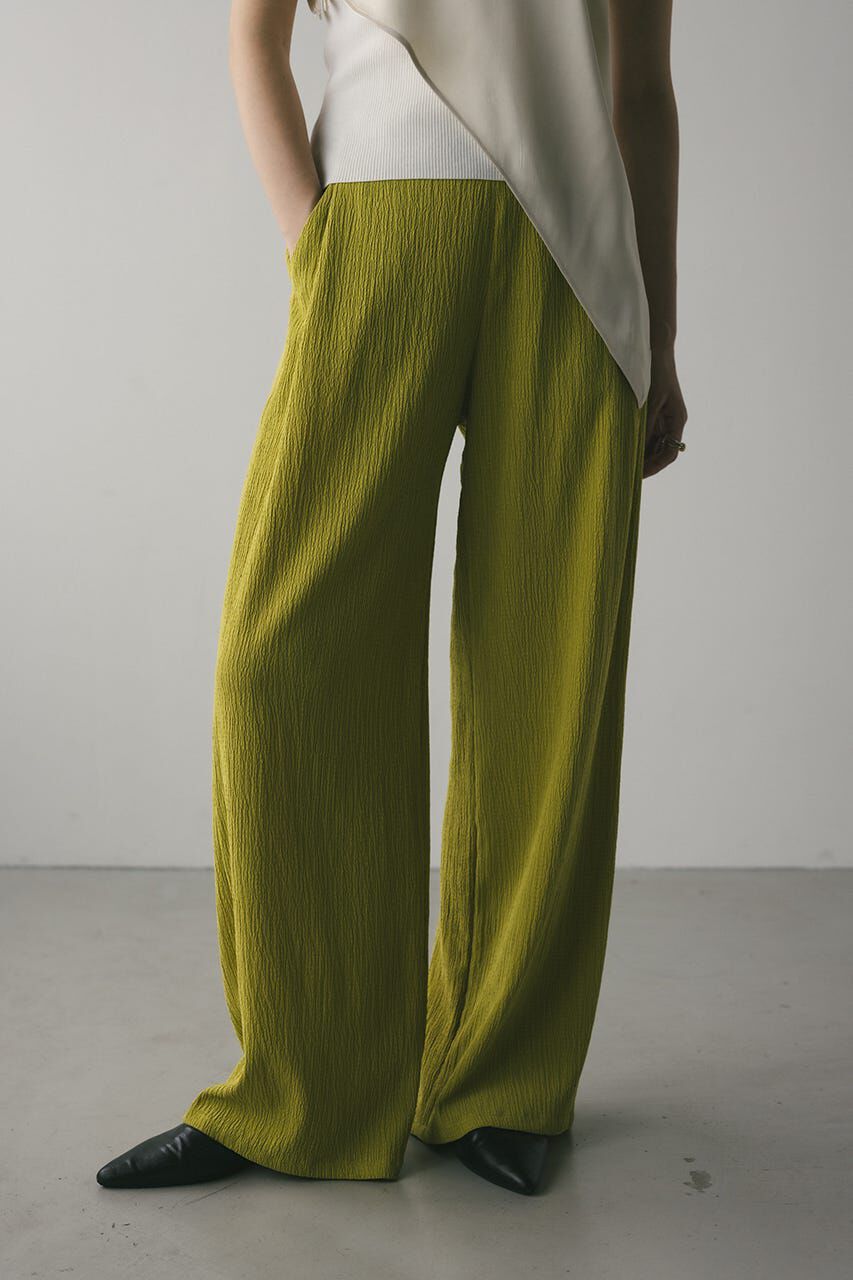 STYLEMIXER「リンクルリラックスワイドパンツ」|その他|GRN