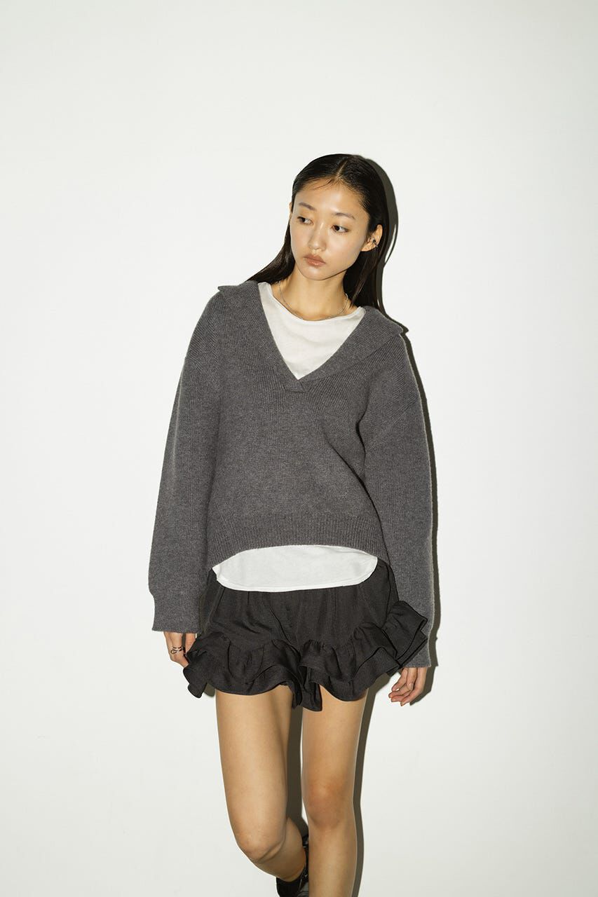 STYLEMIXER「フリルヘムショートパンツ」|その他|GRY