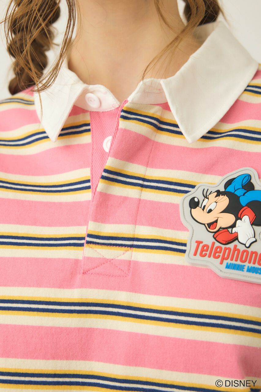 MOUSSY「MD TELEPHONE LS ポロ / MINNIE」|パーカー|