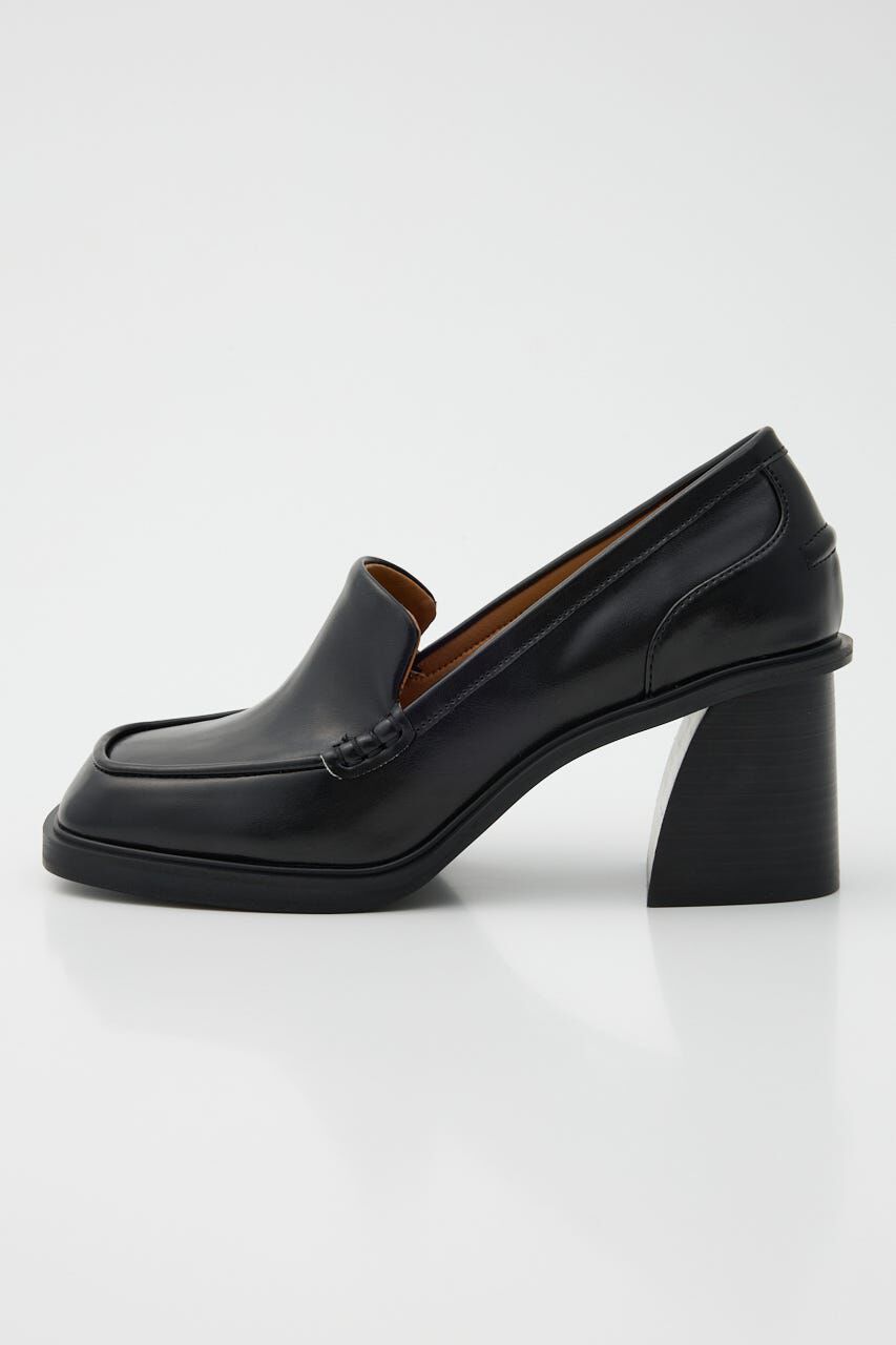 MOUSSY「LOAFER HEEL シューズ」|ローファー|BLK