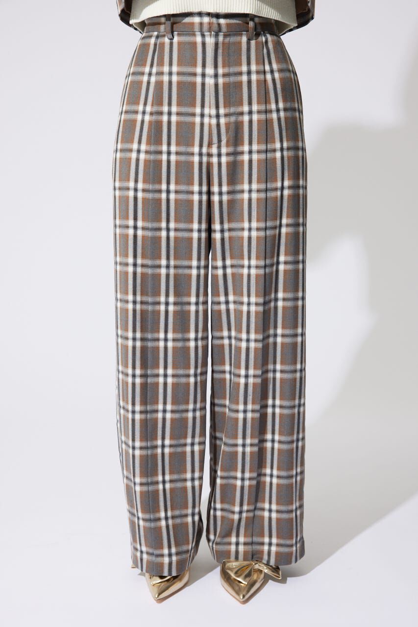 rienda「センターピンタックジャストウエストパンツ」|その他|