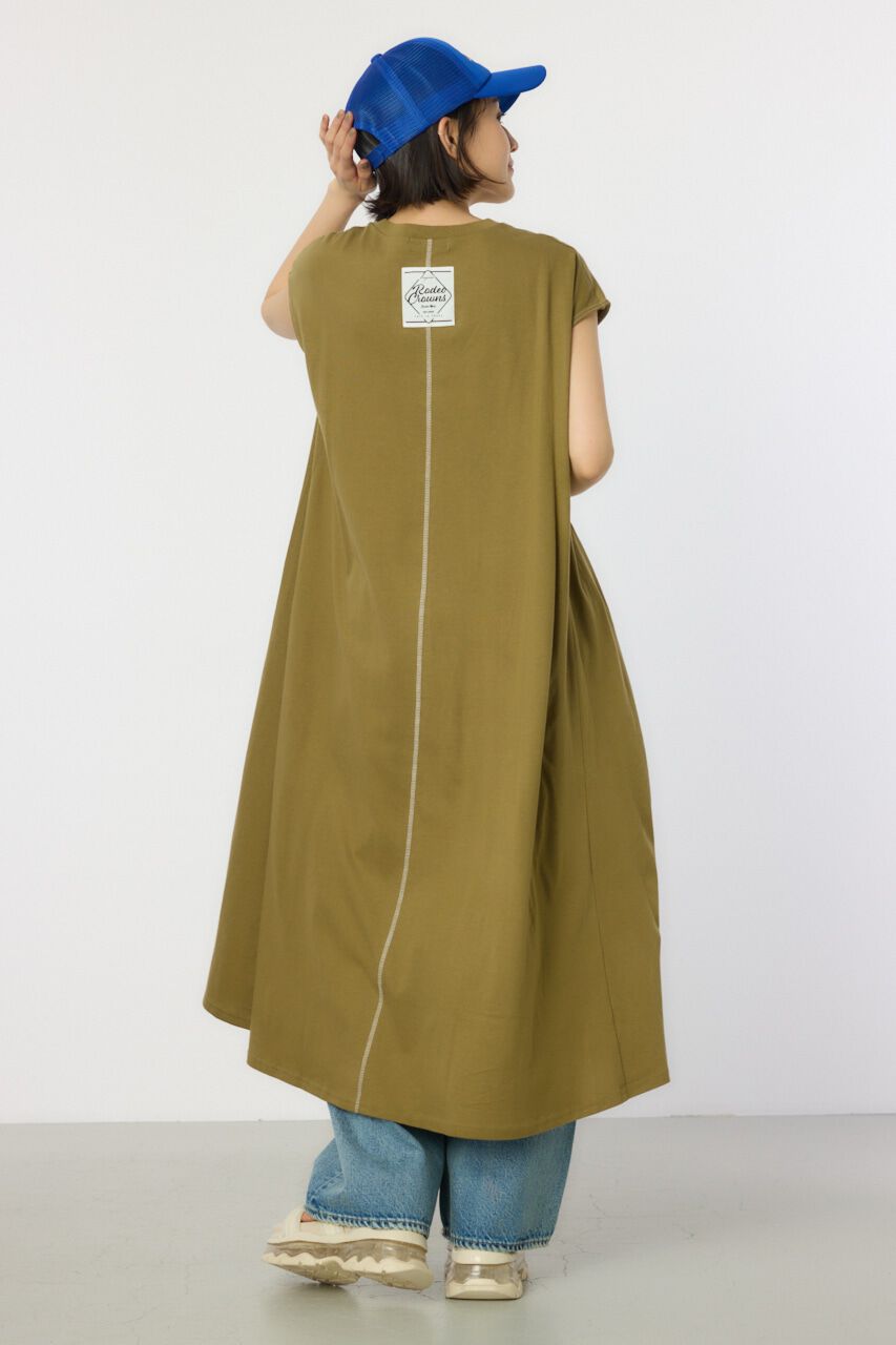 RODEO CROWNS「配色ステッチノースリーブワンピース」|ワンピース|L/KHA1