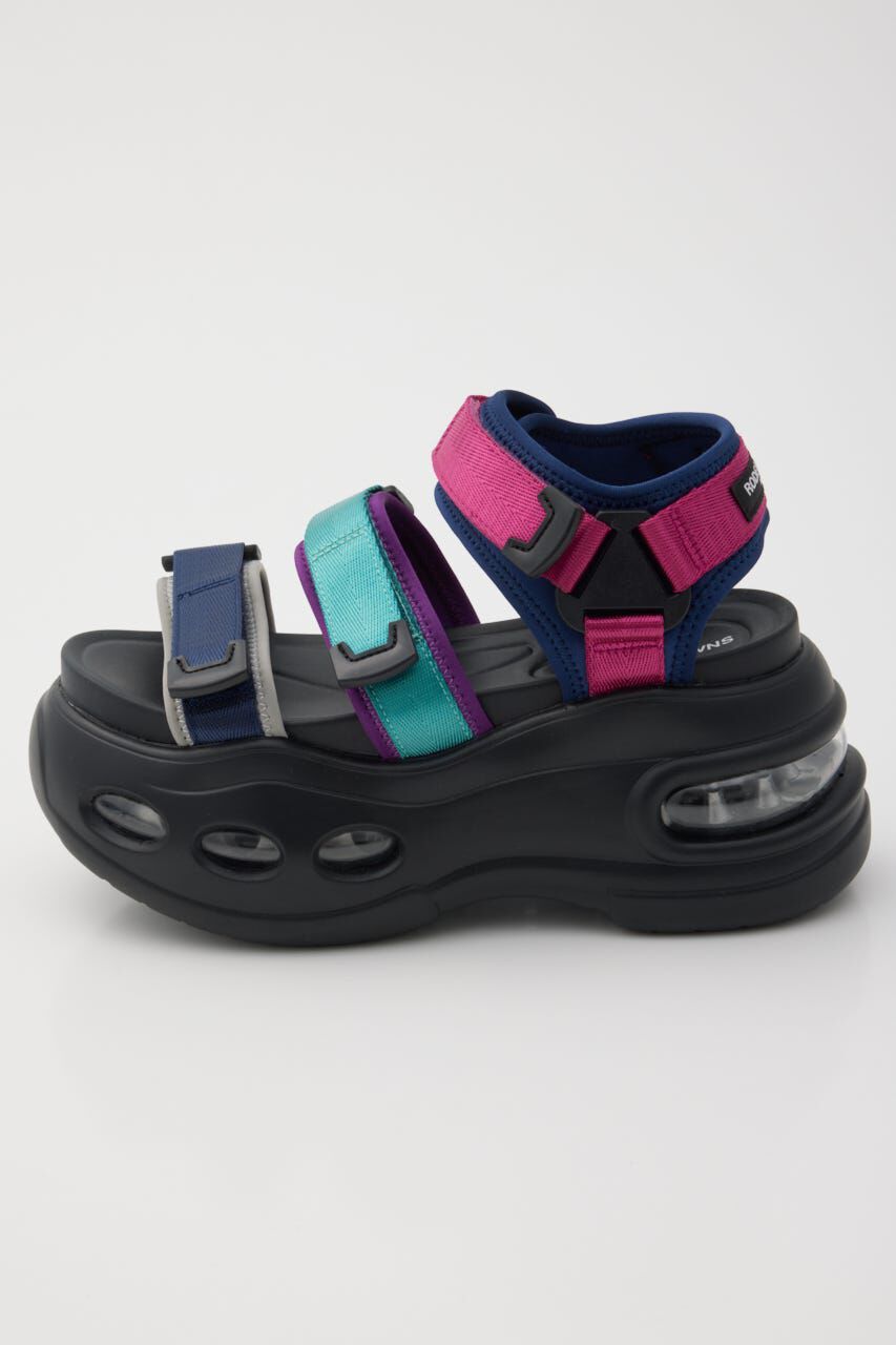 RODEO CROWNS「ボリュームソール テープサンダル」|サンダル|